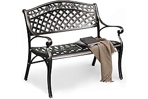 DWVO 3ft 2-Person Outdoor Bench