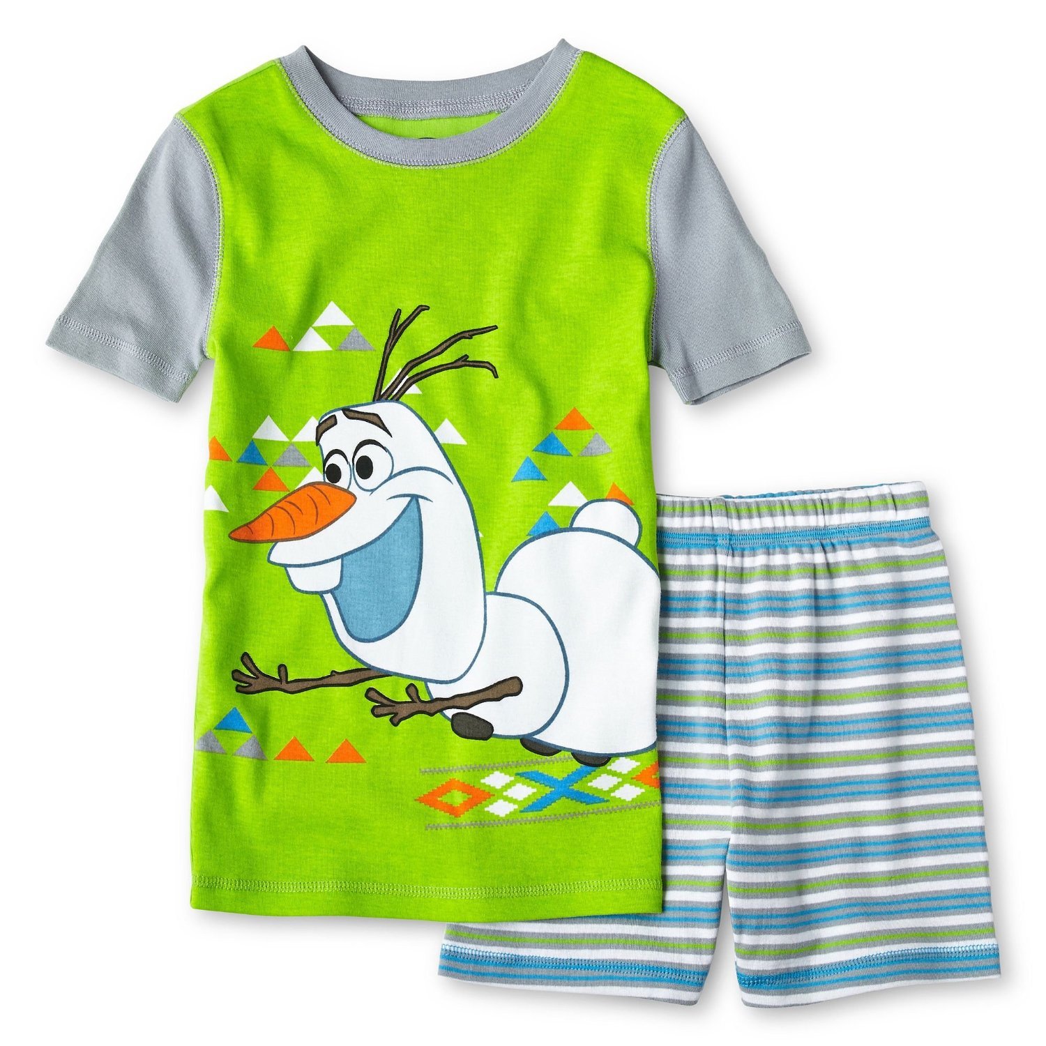 Disney - Frozen - Olaf 2 Piece Pajama Shorts Set for Boys (Size 2-10)