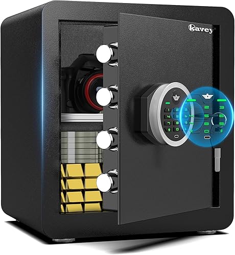 Miniatura 18 de Caja fuerte grande de 7.0 pies cúbicos, impermeable, resistente al fuego, con función de silencio y luz LED, teclado digital, caja fuerte para el