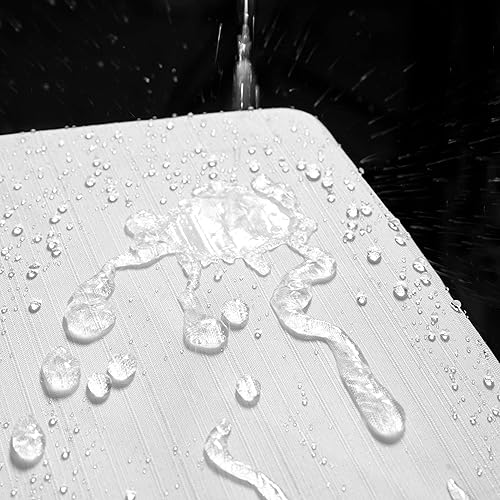 Miniatura 7 de Awellife Cortina de ducha de plantas verdes para baño, moderna cortina de ducha floral botánica, tela con textura de lino, juego de cortinas de