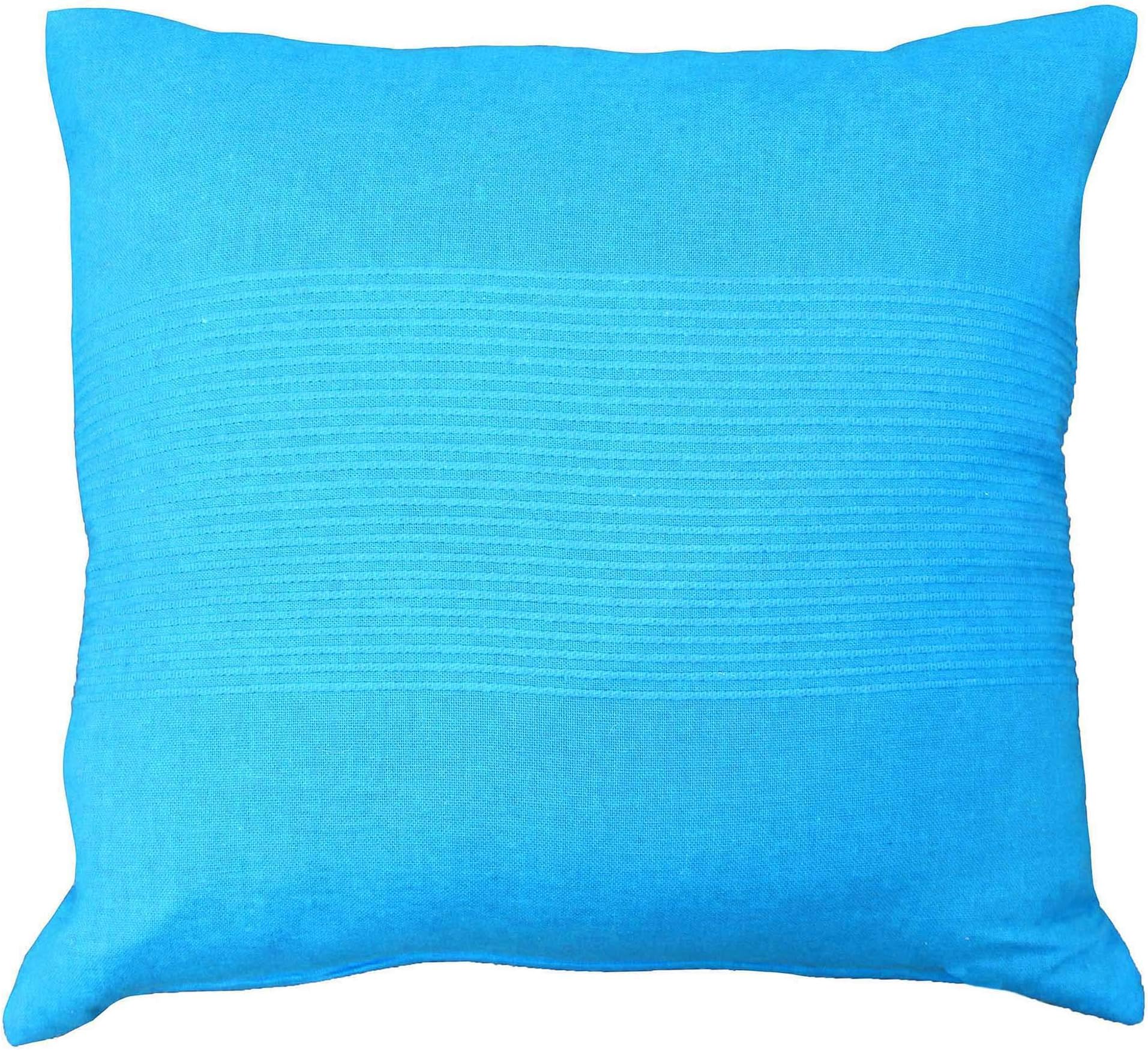Nuances Du Monde Cushion Cover 40X40 Coton TISSE Lana Turquoise