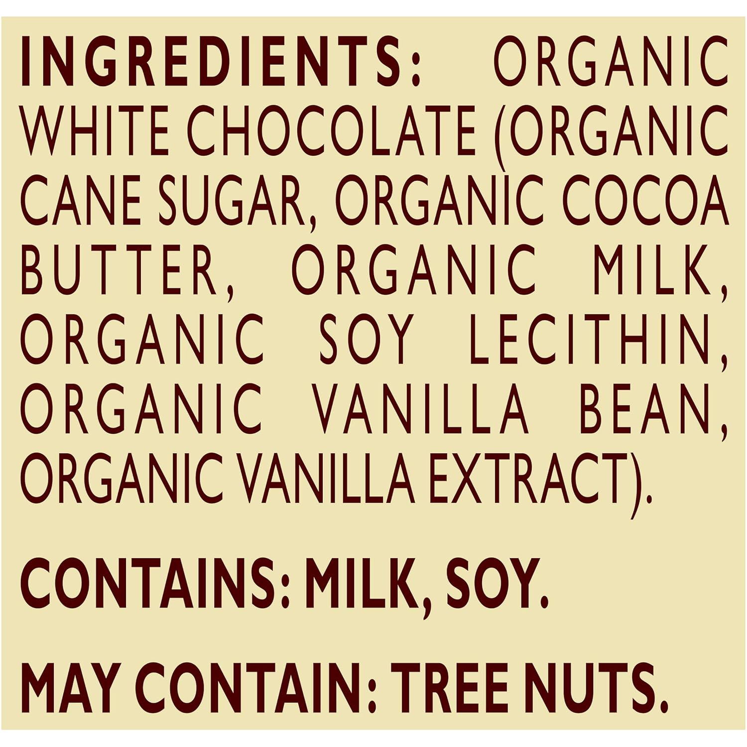 GREEN & BLACK’S Organic White Chocolate Bar, 30% Cacao, 1 Bar (3.17 oz.)