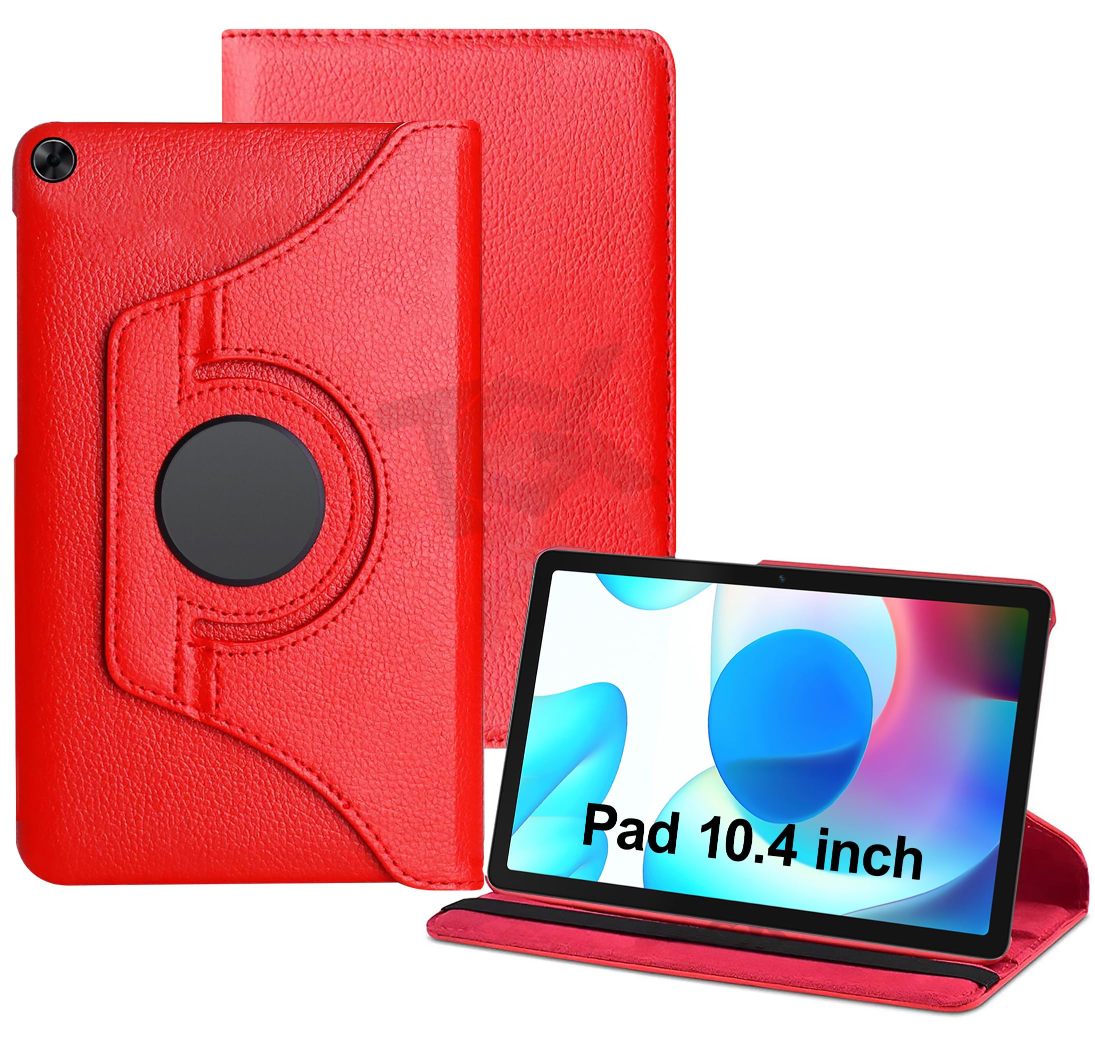TGK Rotating Flip Cover for Realme Pad 10.4 inch Case Red (B09NVV5F1N) Amazon Price History, Amazon Price Tracker