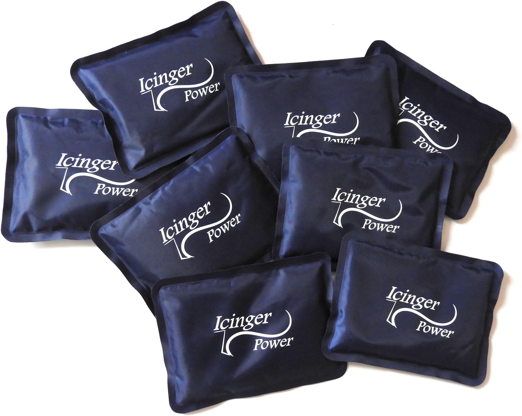 Burn Fat with Cold - Powerful Sliming Cooling Suit Icinger Power 10200G - Also for Muscle Recovery (8 Ice Packs)