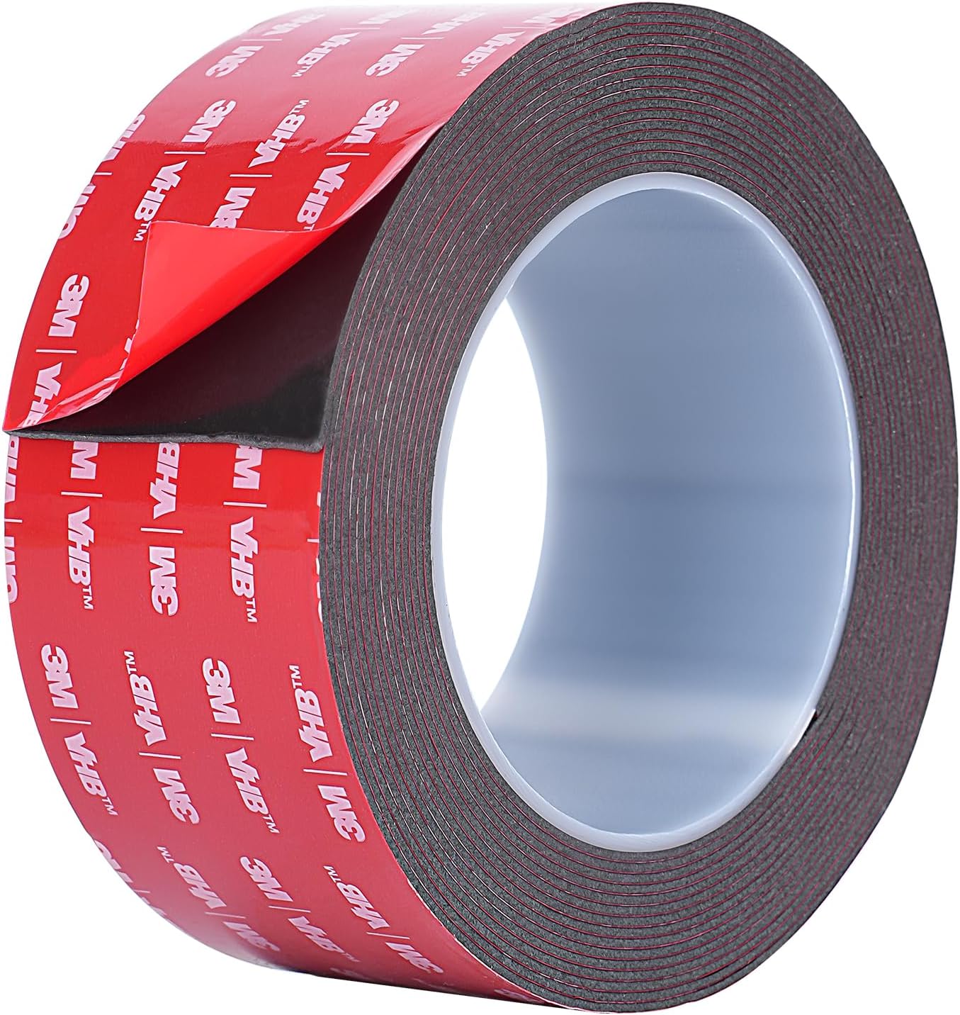 Double Sided Tape Heavy Duty, Waterproof Mounting Foam Tape, 16.5ft Length, 2.17in Width, High Temperature Resistant Adhesive Tape for Car, LED Strip Light, Office Decor, Uses 3M VHB 5952 Raw Material
