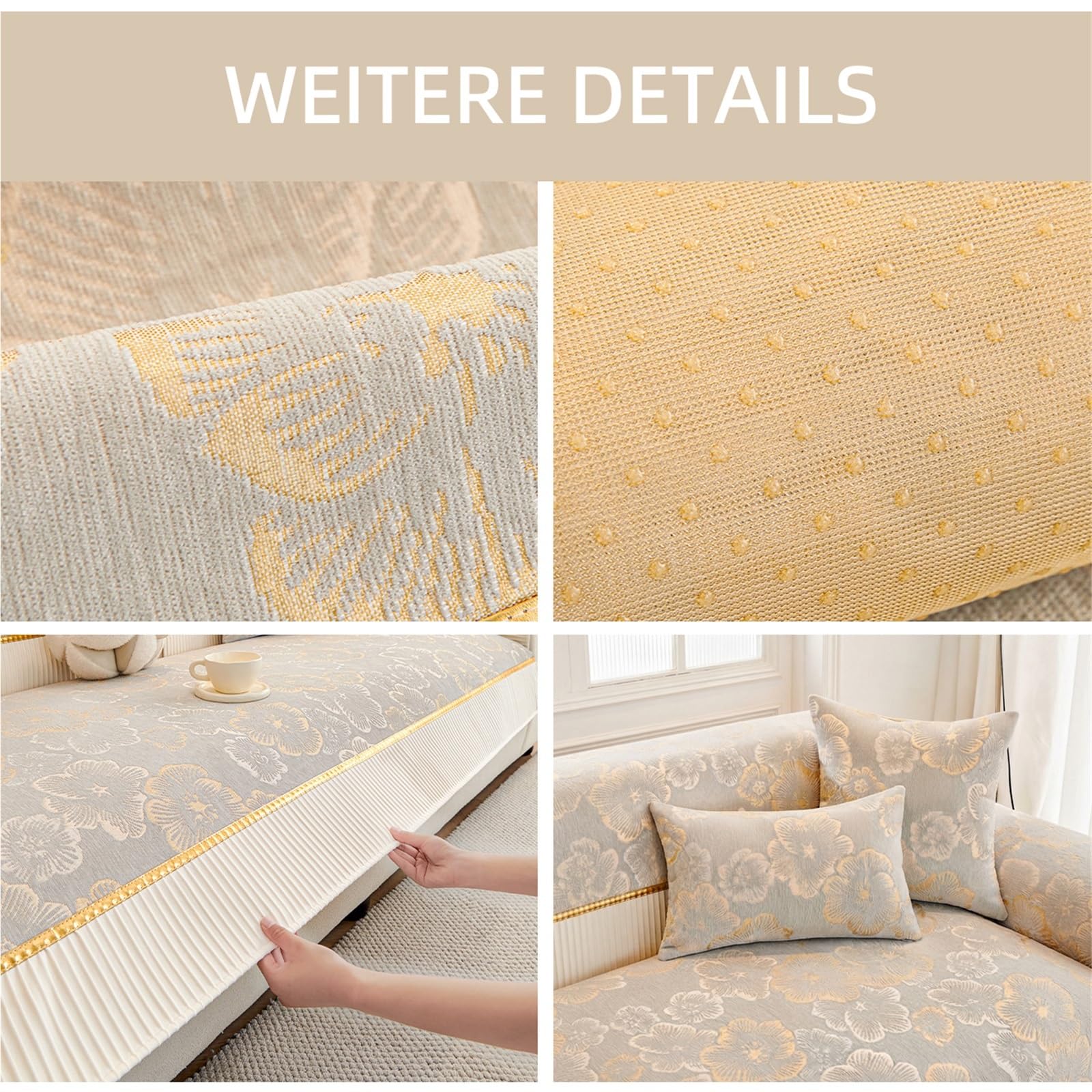 Plaid Couverture Canapé, Housse Chenille Douce, Protection Canapé