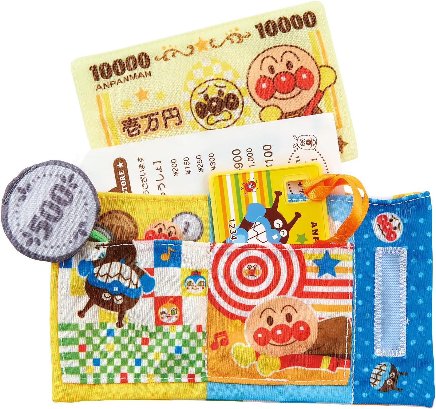 BANDAI Babylabo ~ Brain Development ~ Card Too! Bills and Receipts! Anpanman and Thoroughly Play with Anpanman