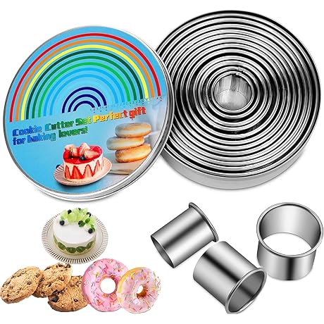 Premium Hamantaschen Cookie Cutter Set