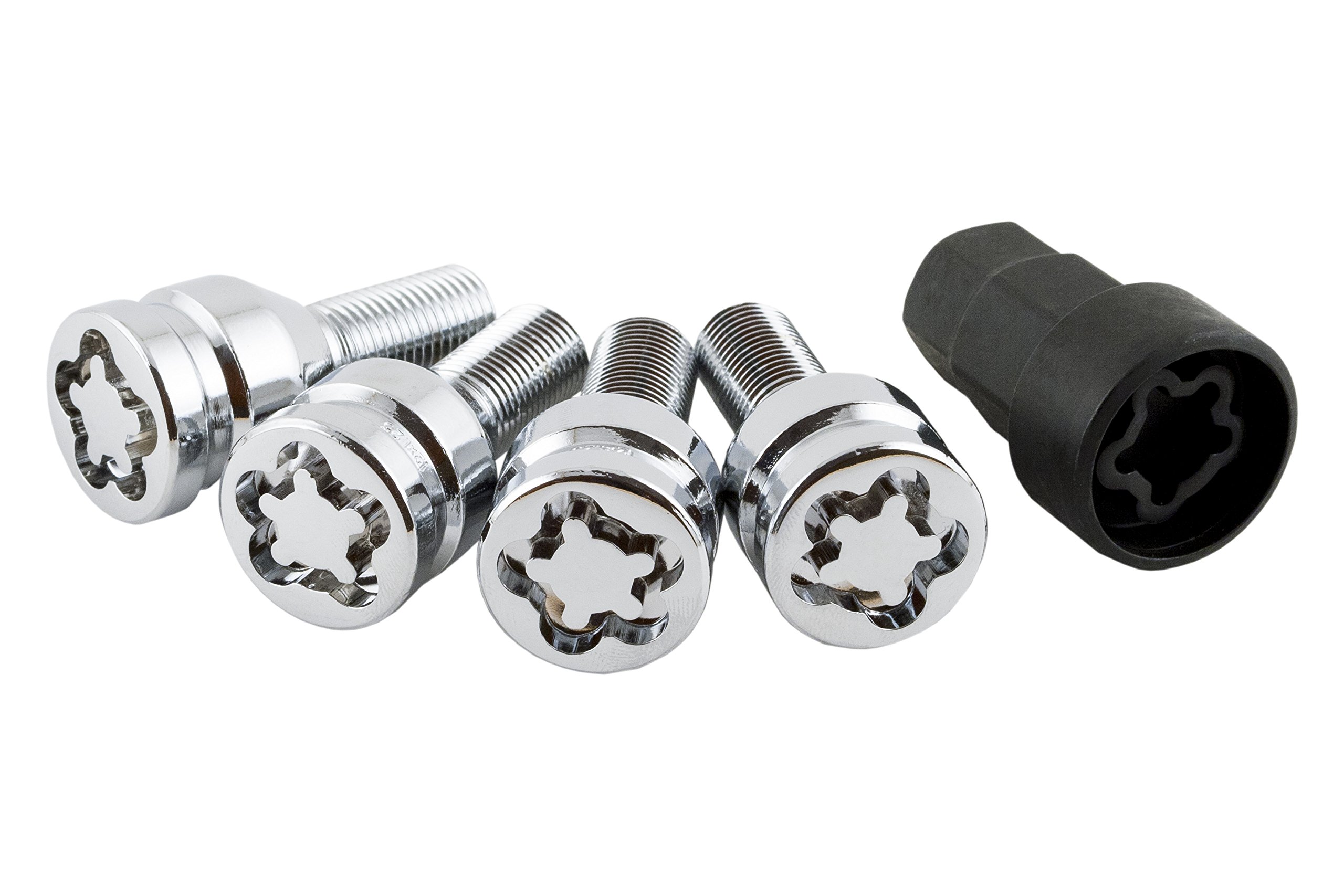 ABC Locks BC Corona TOR9940 Bulloni Antifurto Ruote Auto M12 x 1,25 L 24 mm 17