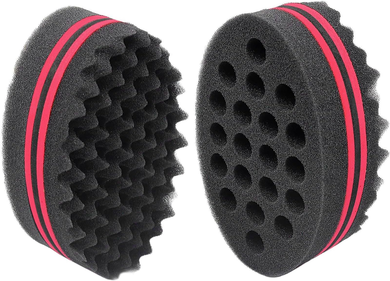 Magic Barber Sponge Brush for Waves, Dreadlocks, Coils, and Afro Curls - Hair Care Tool with 7 & 16 mm Diameters (1 PCS)