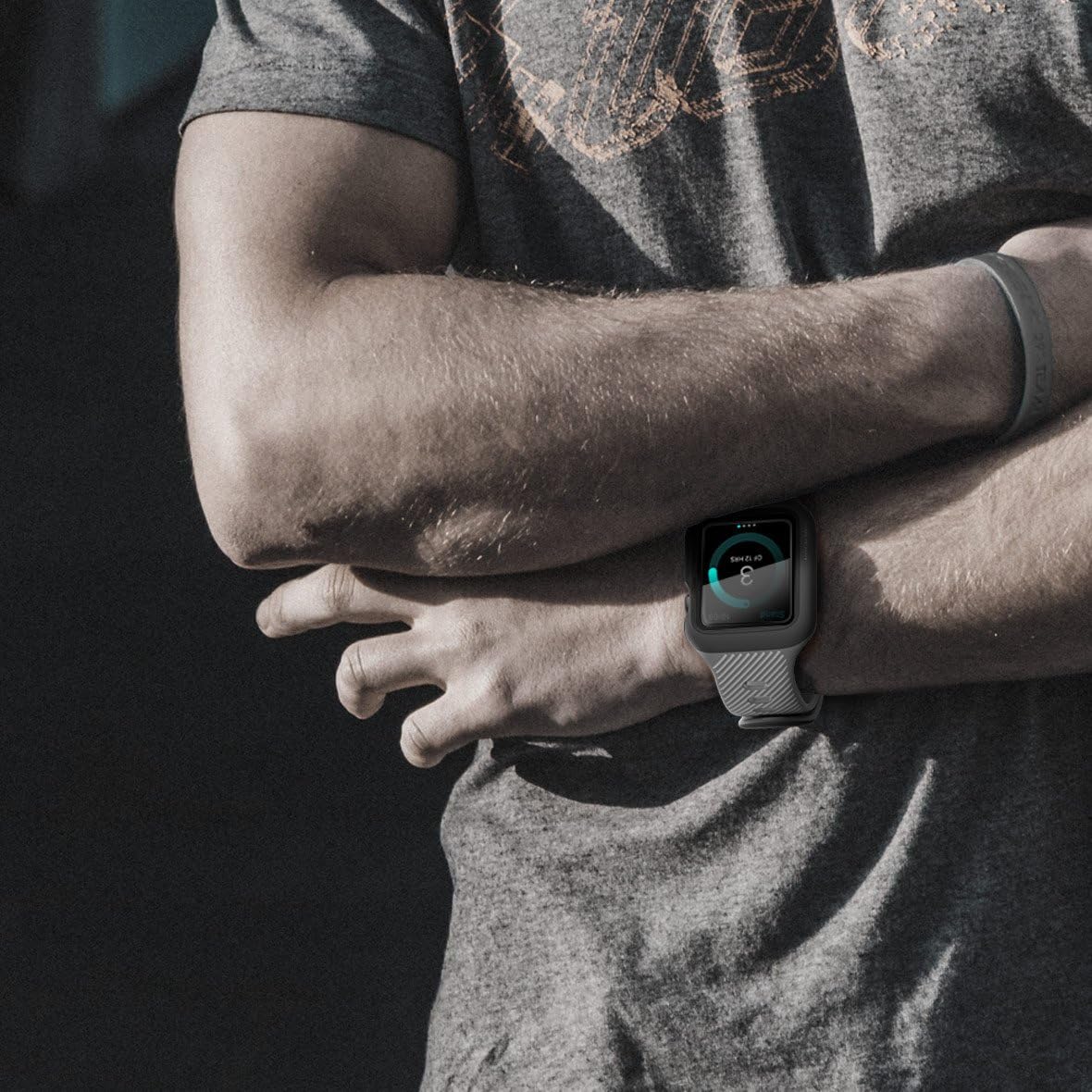 i-Blason Band Compatible with Apple Watch 3 42 mm, [New Unity Series] Premium Hybrid Protective Bumper Band for Apple Watch 42 mm 2017 Release [Compatible with Apple Watch 42mm 2015 2016] (Black) - Image 7