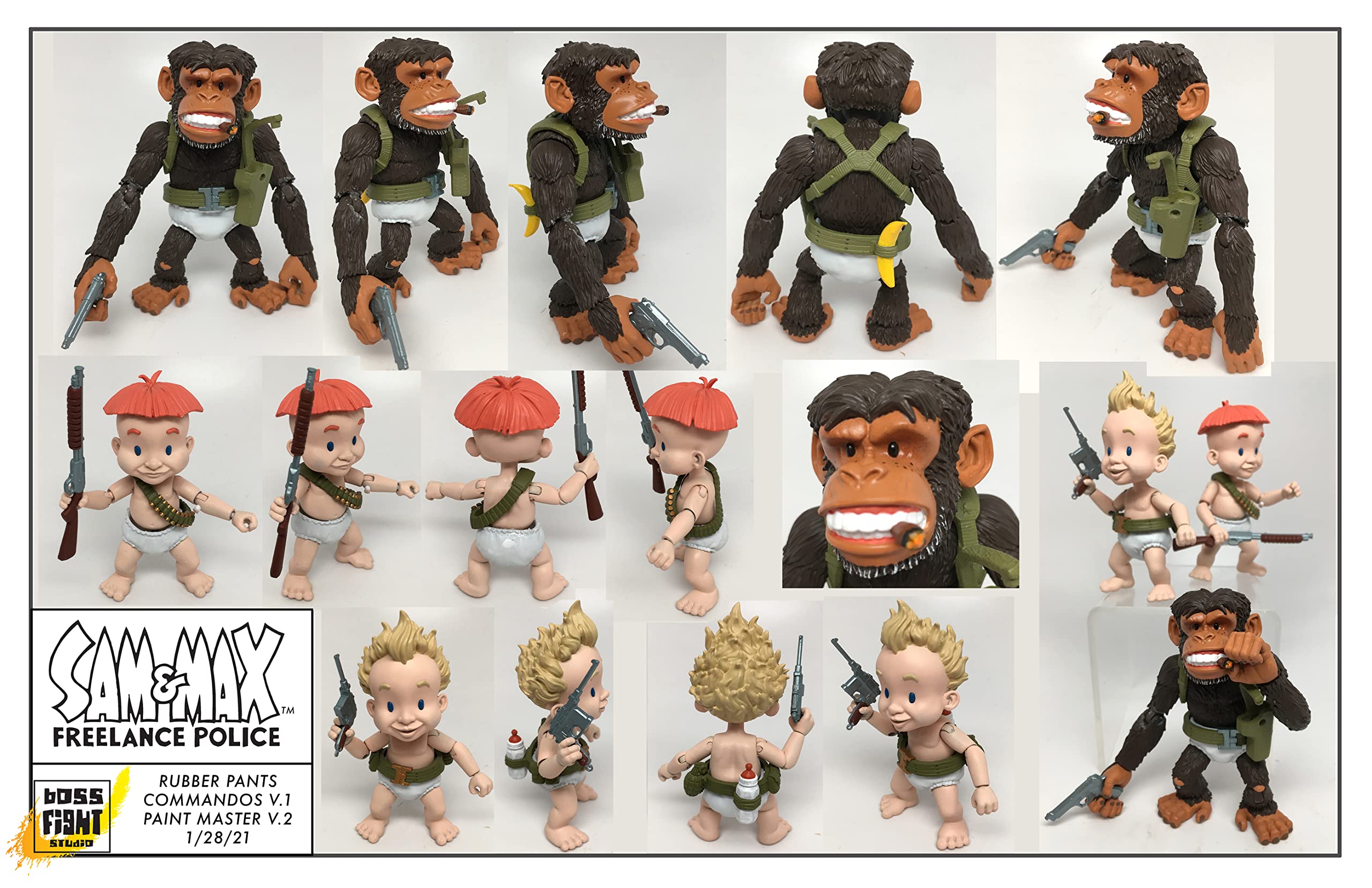 Amazon.com: Boss Fight Studio Sam & Max: Rubber Pants Commandos