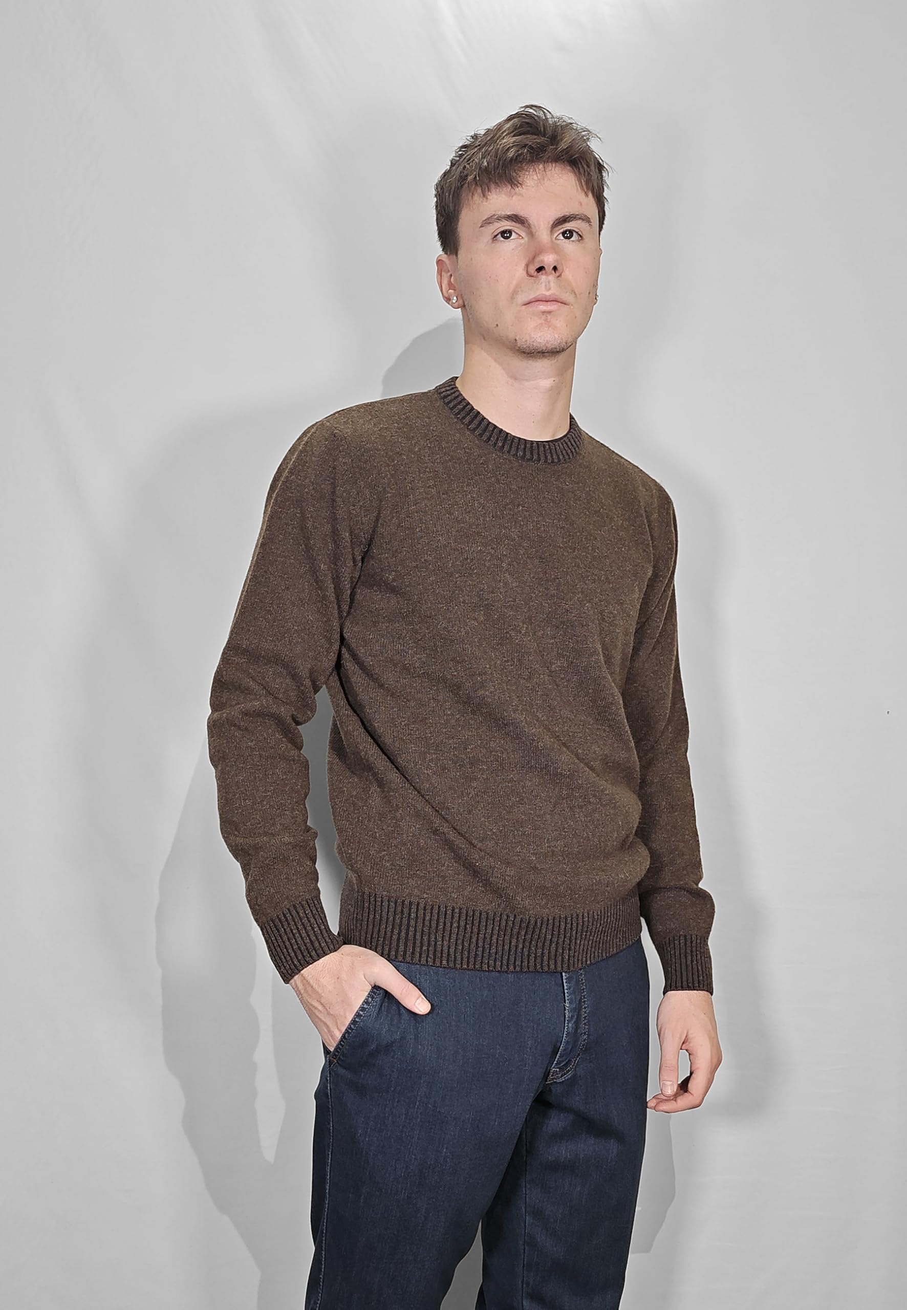 Maglia Uomo Manica Lunga Girocollo Lana 3260/80