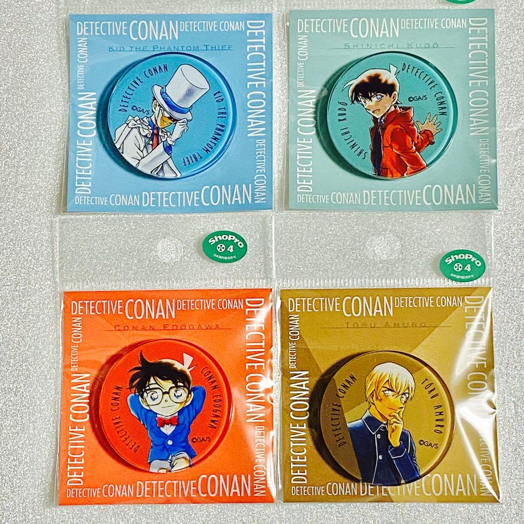 Amazon.co.jp: コナン探偵社 クリアマグネット 4個 : ホーム＆キッチン