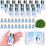 20 Sets Little Virgin Mary Figurines Religious Christian Sunday School Gifts Bulk Mini Virgin Mary Doll to Hide and Seek Bible Verse Church Baptism Gift Sunday School Party Favor