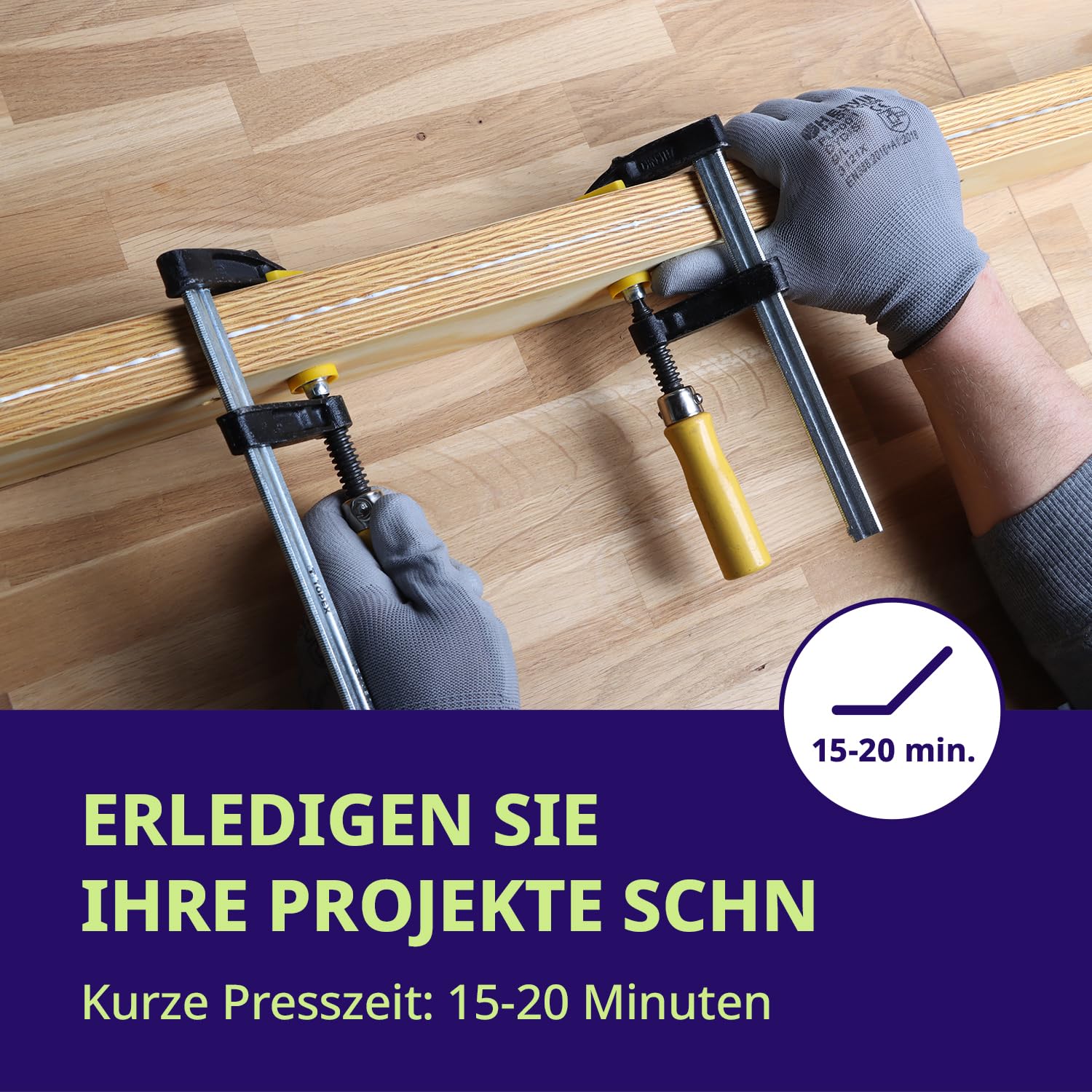 Holz Leim – Starker D3-Pva-Kleber 5 kg – Ultrastarker Holzleim Wasserfest für Möbel Hartholz Sperrholz Mdf & mehr – Schnell Trocknender Pva Holzleim Transparent – Heimwerkerbedarf von Point