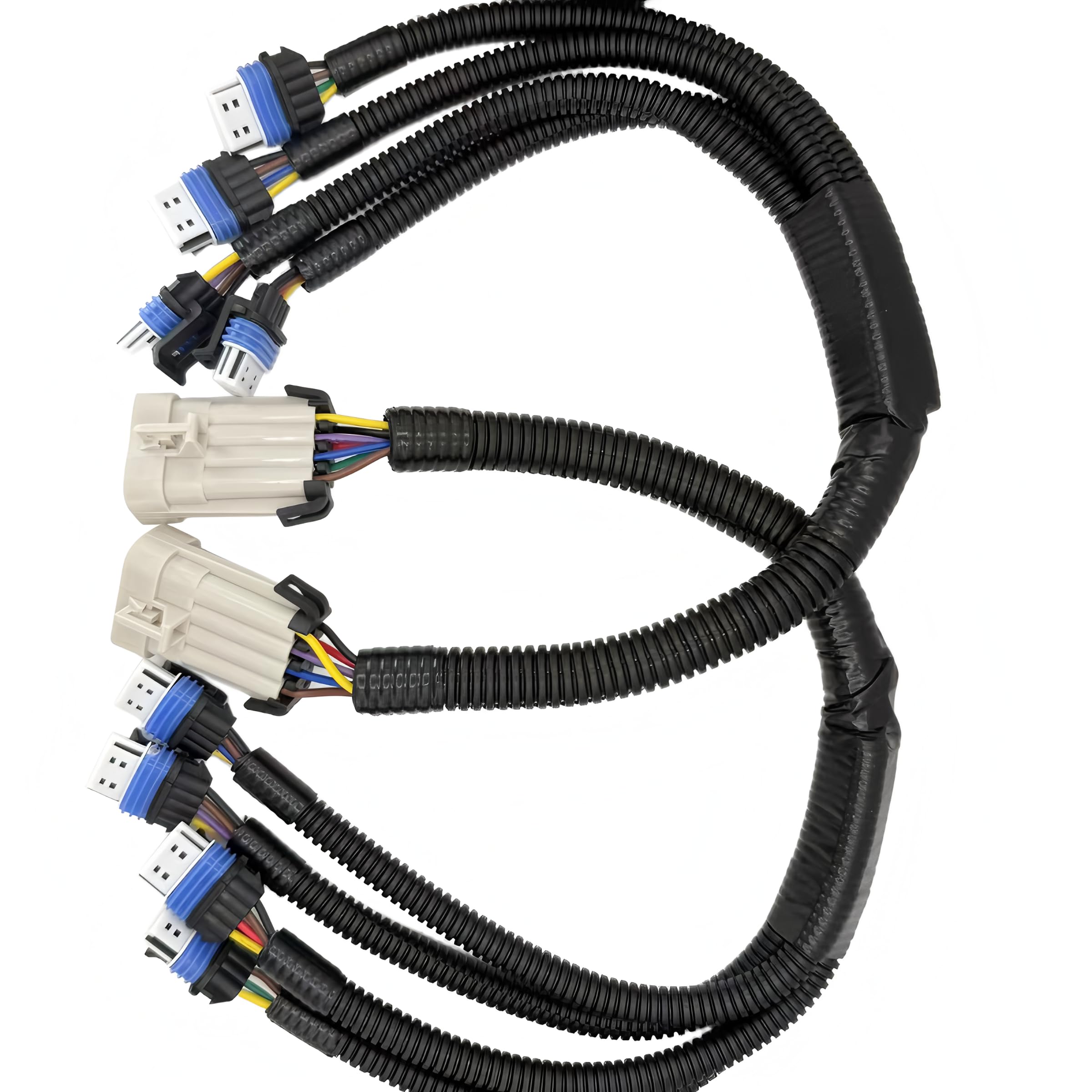 Ignition Coil Connector Harness, OE 89017477 Replacement, Compatible with GM LQ/LQ9/LQ4/LS2/LS3/LS7/LSX 4.8L 5.3L 6.0L 6.2L 7.0L Trucks & SUVs (Qty 2)