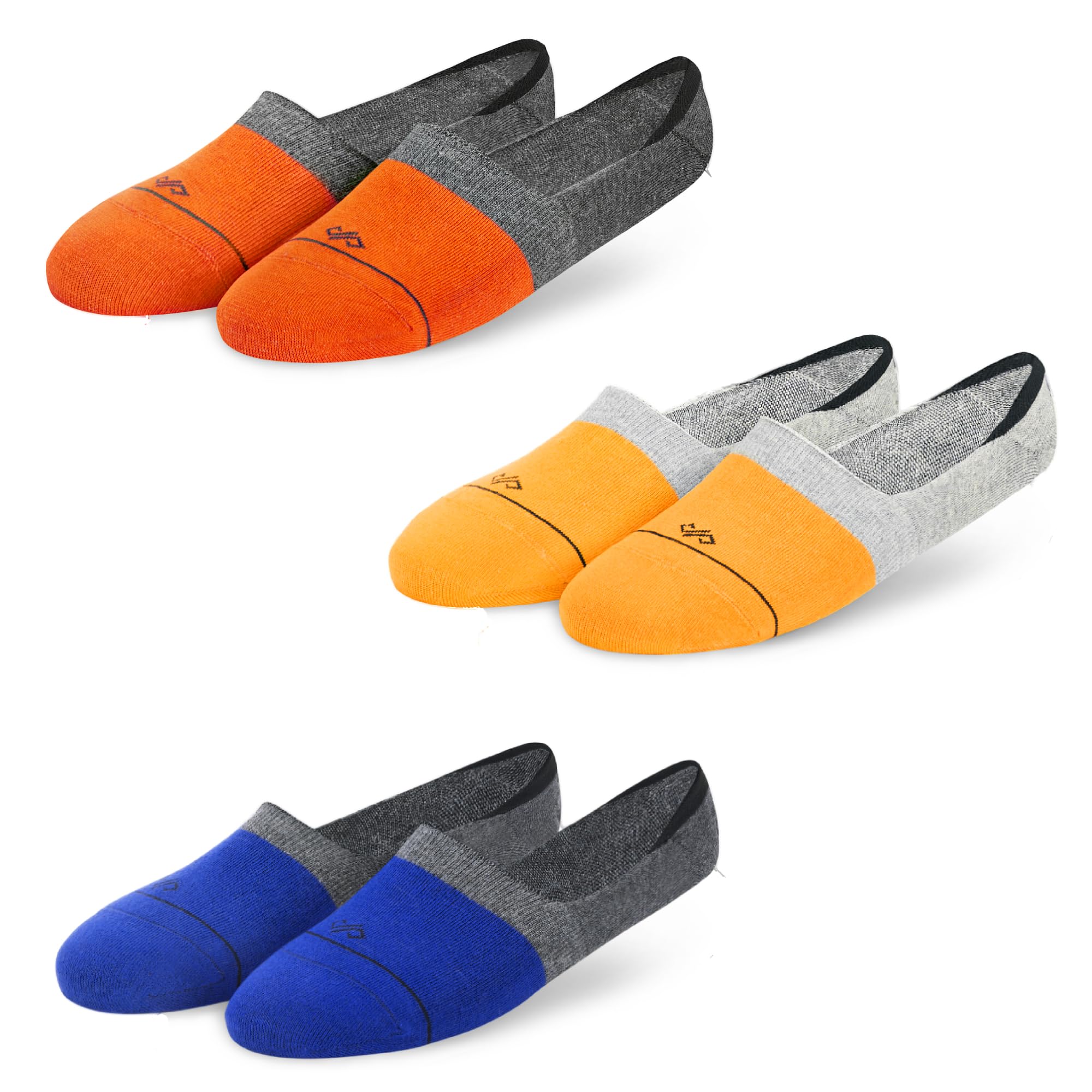 dynamocks Men's and Women's Combed Cotton Loafer Socks (Pack of 3, Multicolour) (Size UK 7-12)-picture-52
