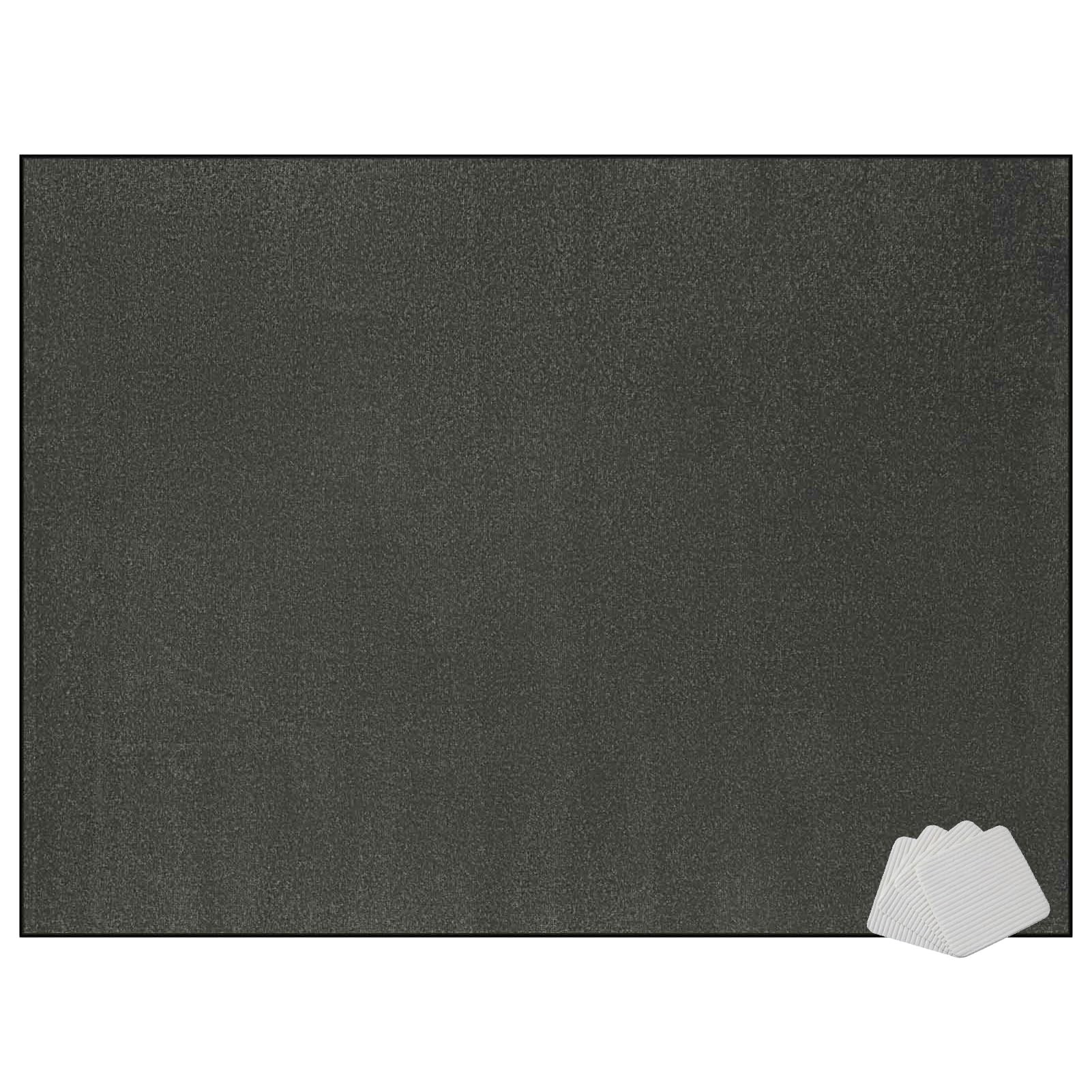 Zajenkub O-1898 120 X 90 Cm Drum Mat Large Soundproof Rugs Musical Instrument Pads Non-Slip Drum Carpet Professional Rectangle Electronic Jazz Drum Kit, For Bass Drum Snare, Piano And Other Musical Instrument Mat