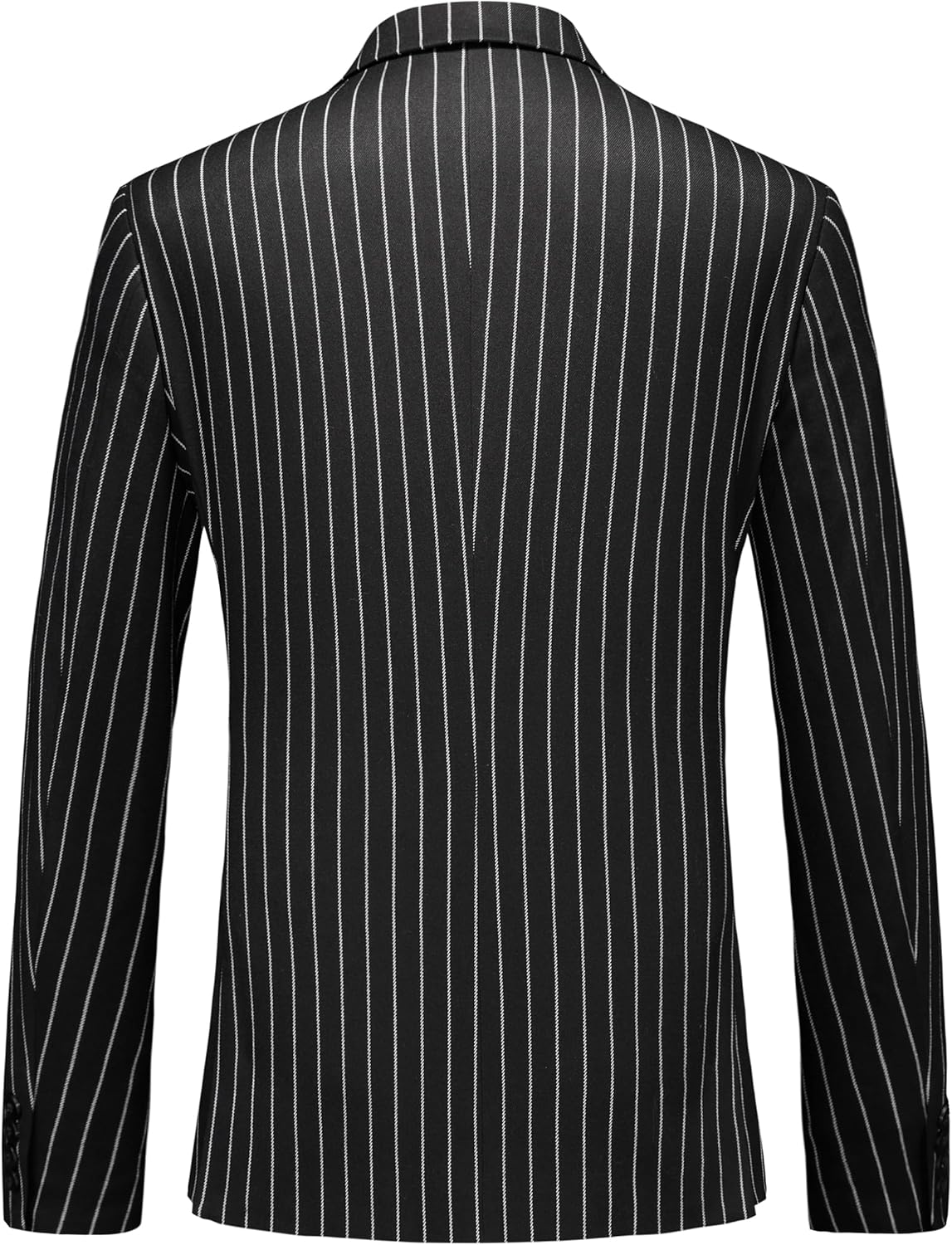 MOGU Men’s Striped Sport Coat – Slim Fit Pinstripe Blazer Suit Jacket for Men, Business Casual Dress Coat - Image 2