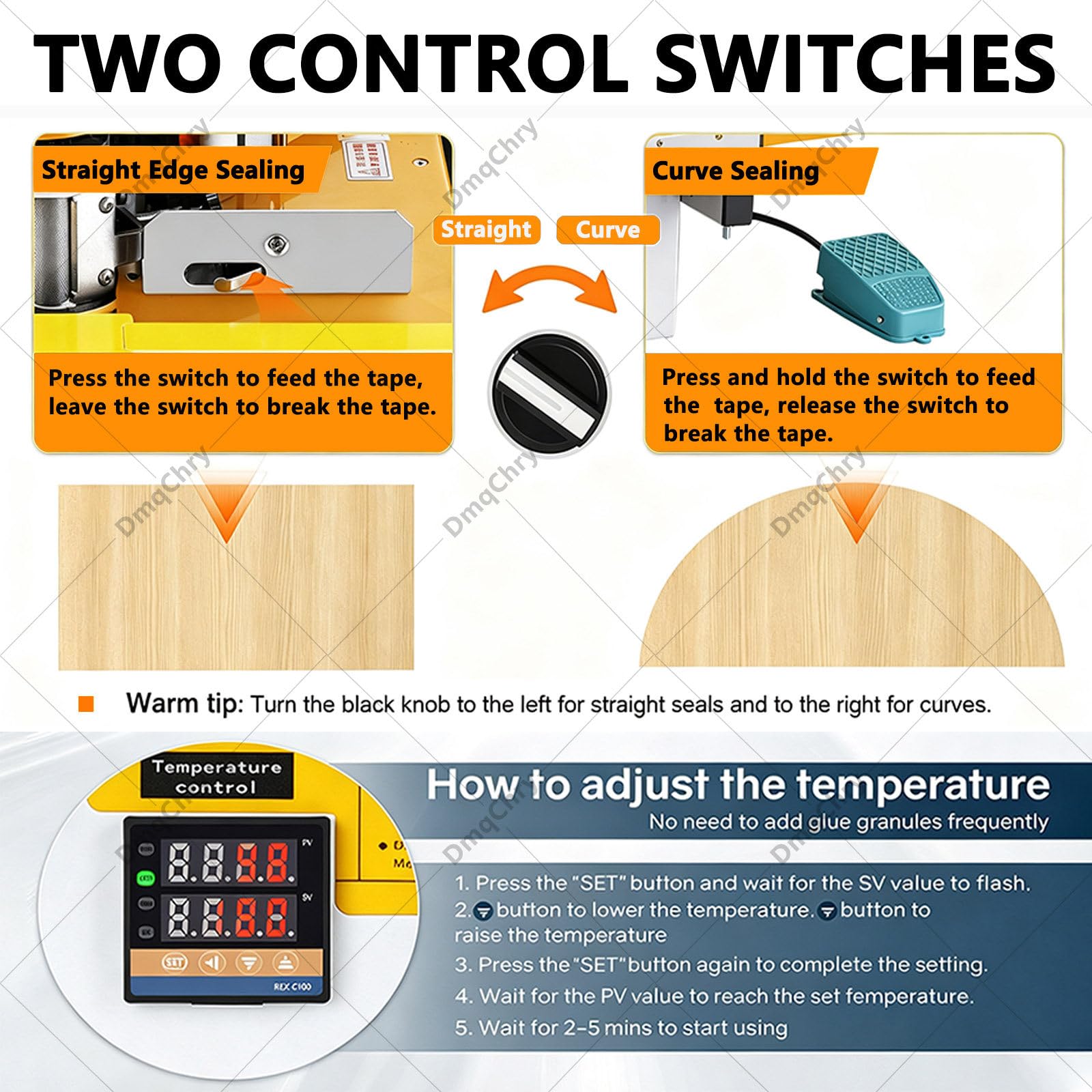 Encoladora de Cantos Automática para Uso Dual Curvas y Rectas B