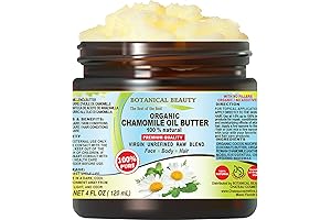 Organic Camomile Oil Butter 100% Pure Natural Virgin Unrefined Raw Camomile Oil for Skin