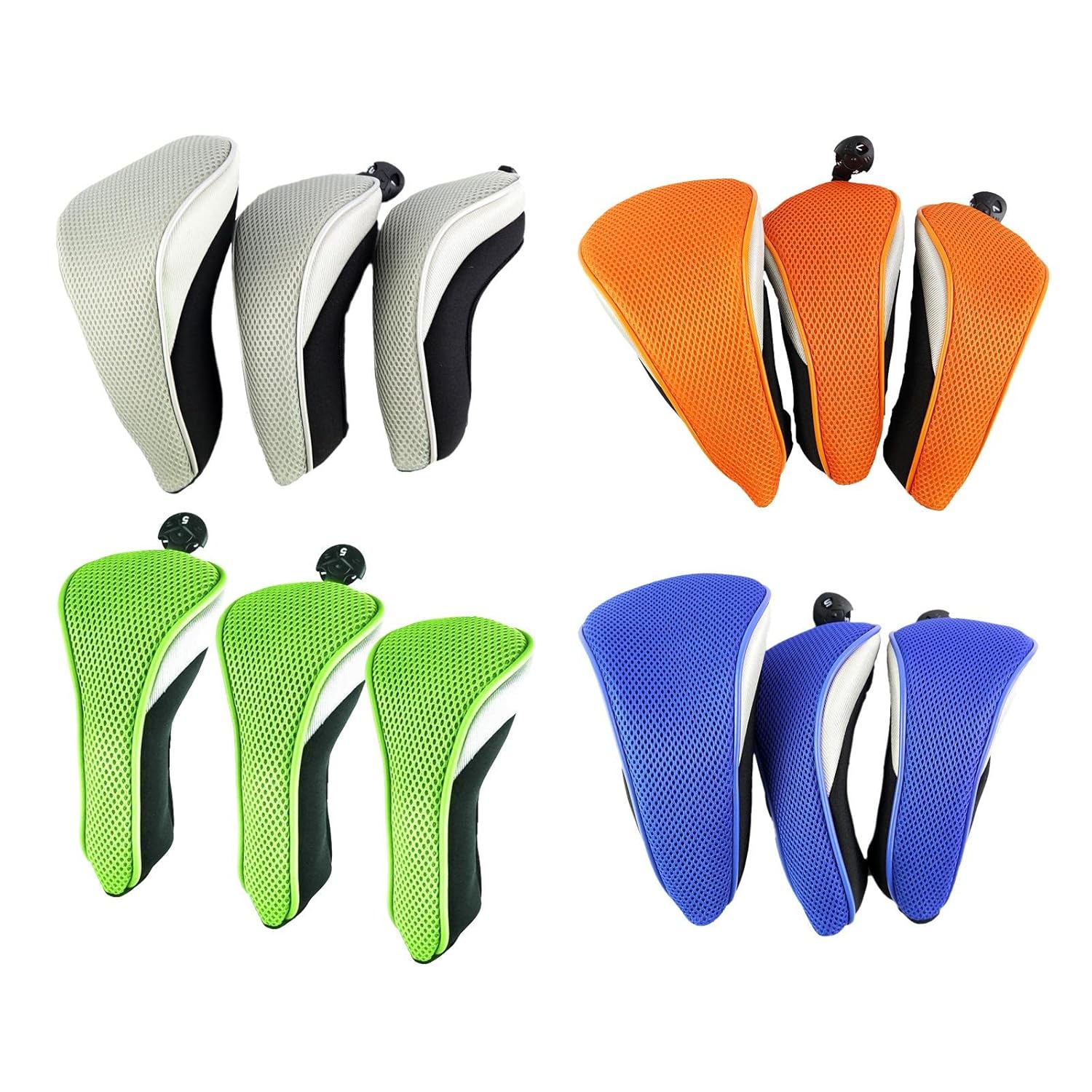 SHOVIAR Golf Head Covers Driver 1 3 5 Fairway Woods Headcovers for Golf