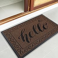 Vista 7 de Yimobra Alfombrillas de Bienvenida para Puerta Delantera 29.5x17, Alfombrilla de Puerta Resistente Impermeable para Exterior, Alfombrilla