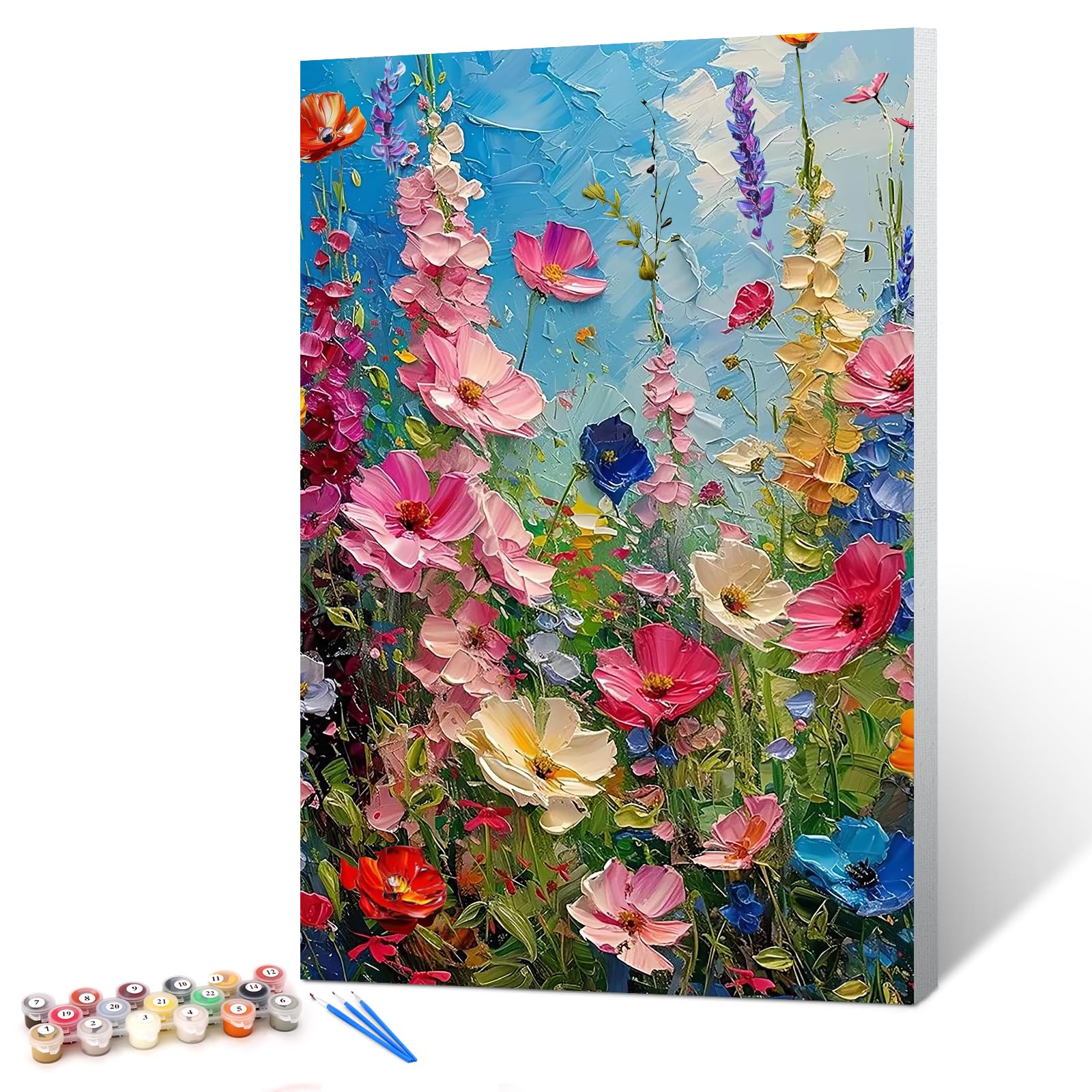 Peinture Numéro Adulte Kit Peinture Acrylique DIY Gelrovaled Peinture