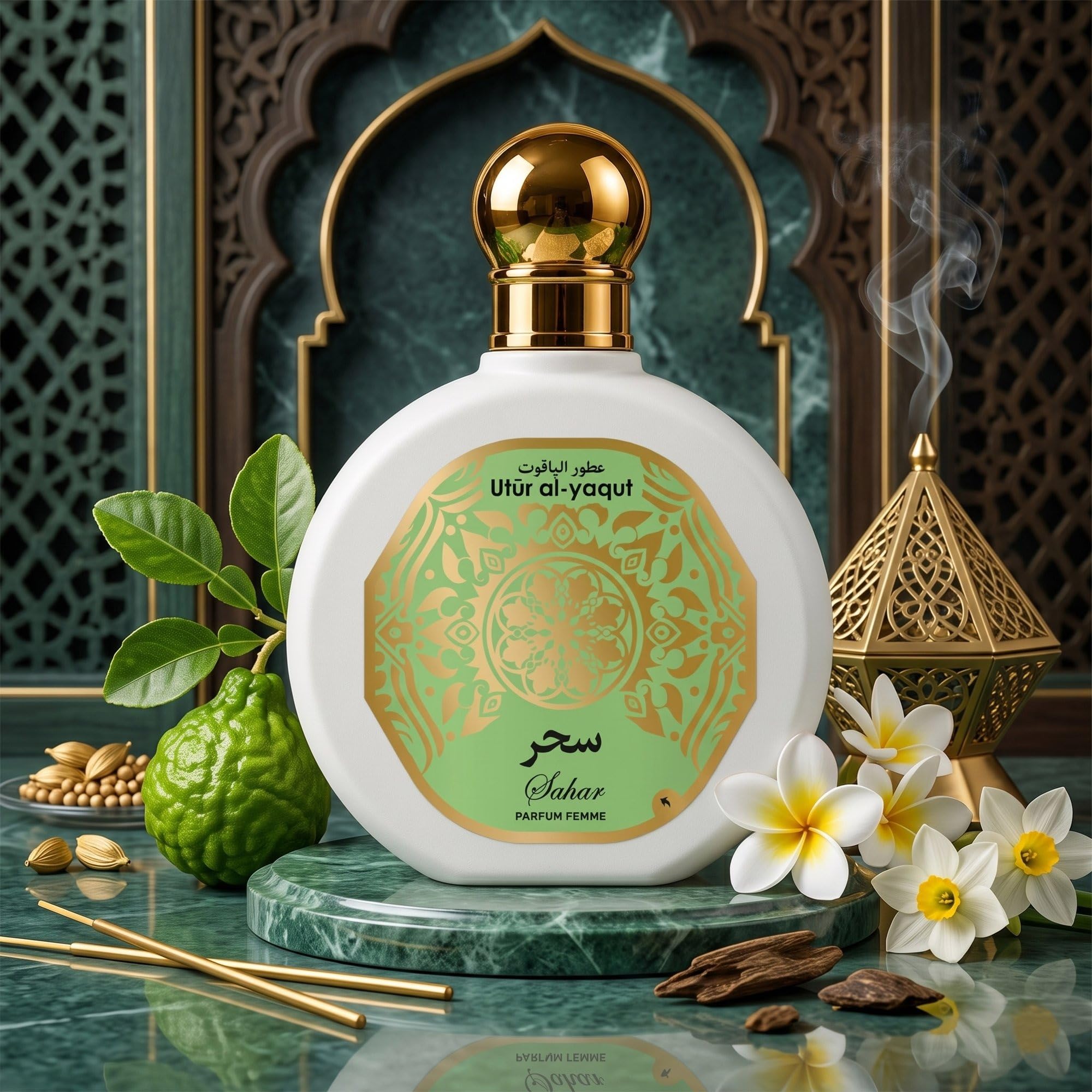Utur Al-Yaqut Sahar - Profumo da donna, EDP, 100 ml, confezione da 4 pezzi