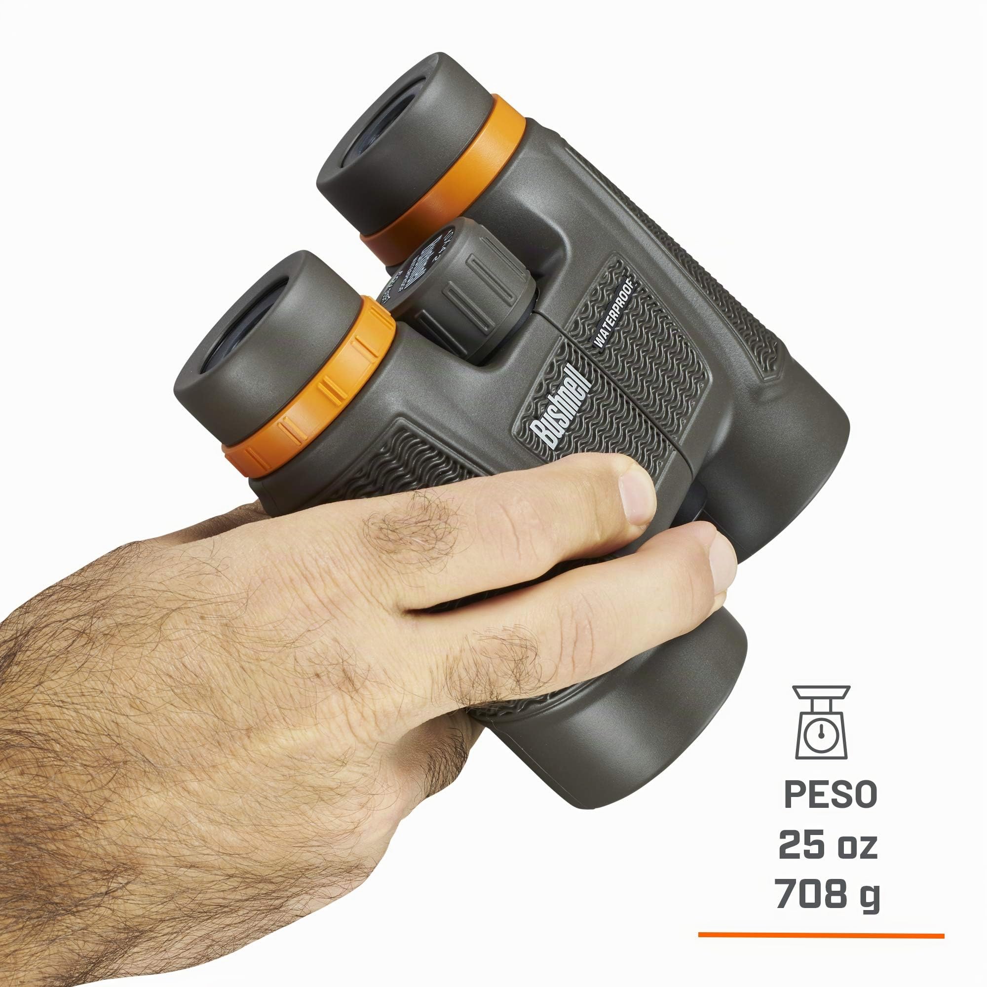 Bushnell H2O Xtreme 181042C Prismáticos compactos impermeables de 25,4 cm x 106,68 cm con lente totalmente multicapa para caza y navegación