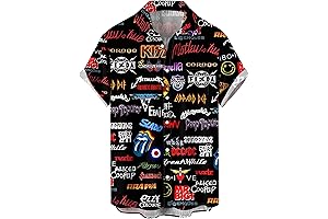 Men's Vintage Ethnic Style Printed Short Sleeve Casual Shirt