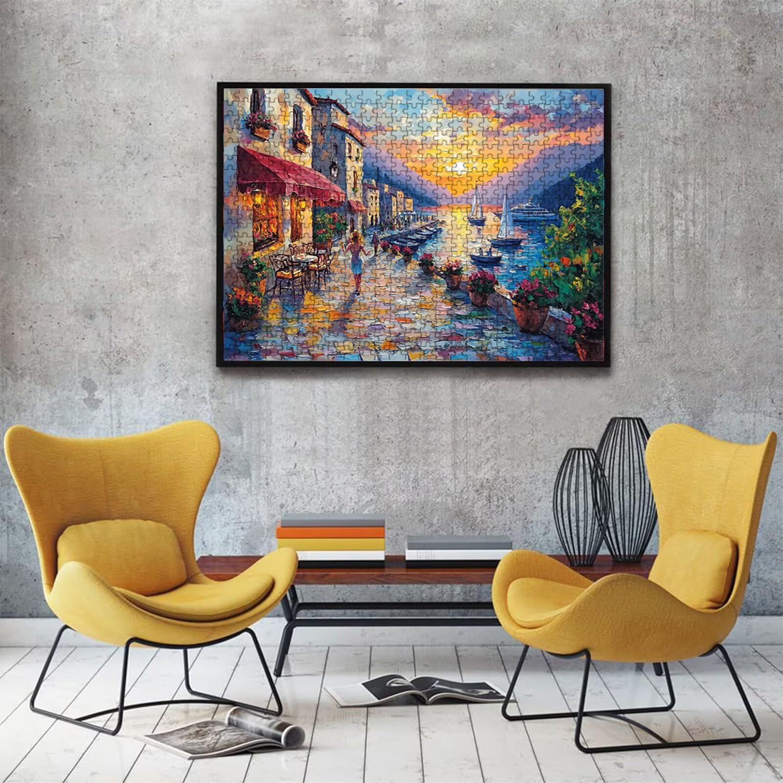 Puzzle 3000 – Sunset Abstract(2) Gry – 3000 puzzli dla dorosłych – elementy z pudełkiem – drewniane puzzle – najlepsze prezenty na stres i relaks 100 x 80 cm W3H-21
