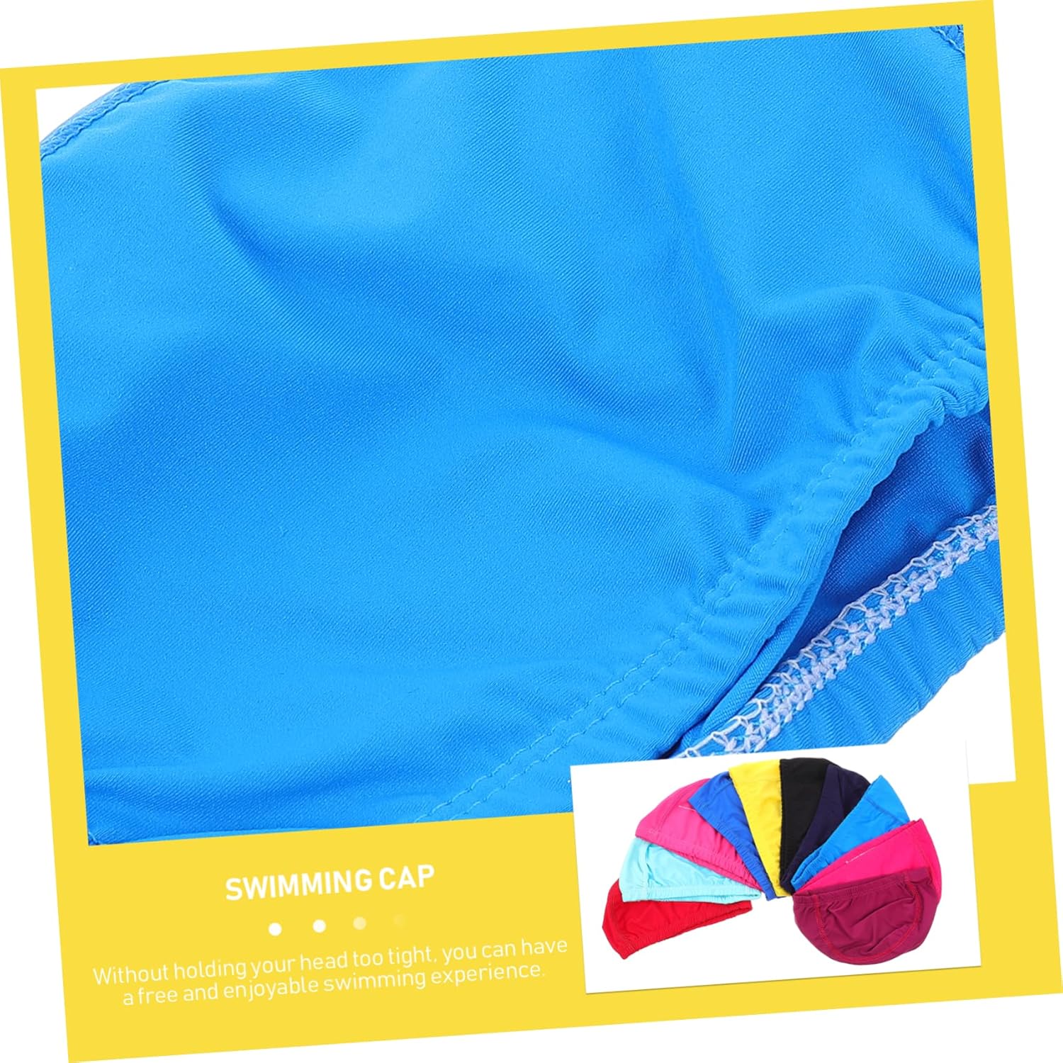 Solid Color Swimming Cap Ear Covers for Swimming Swimmers Adult Swim Caps Swim Cap Men Swim Cap Women