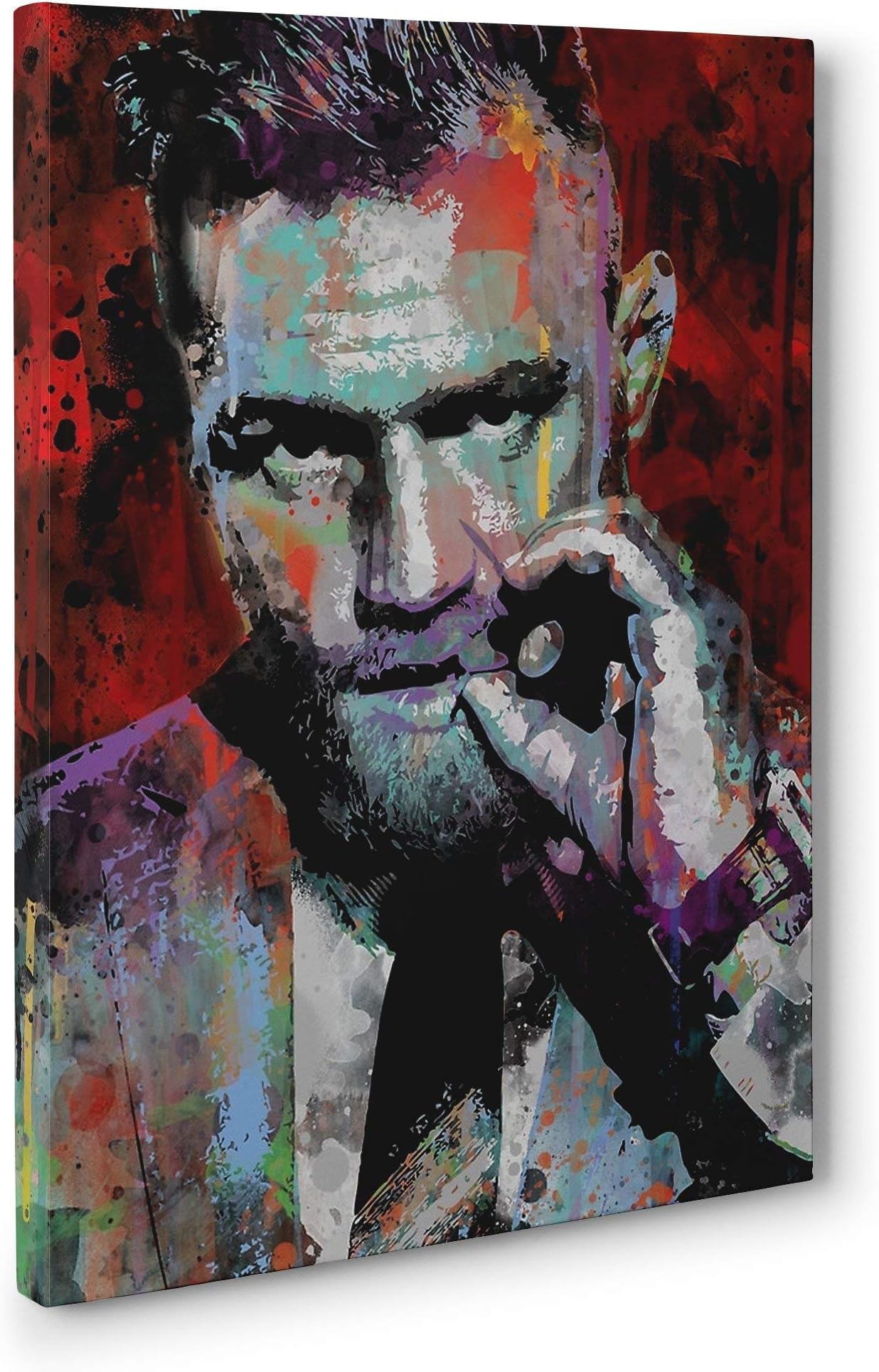 CONOR MCGREGOR PORTRAIT CANVAS PRINT POSTER PHOTO WALL ART
