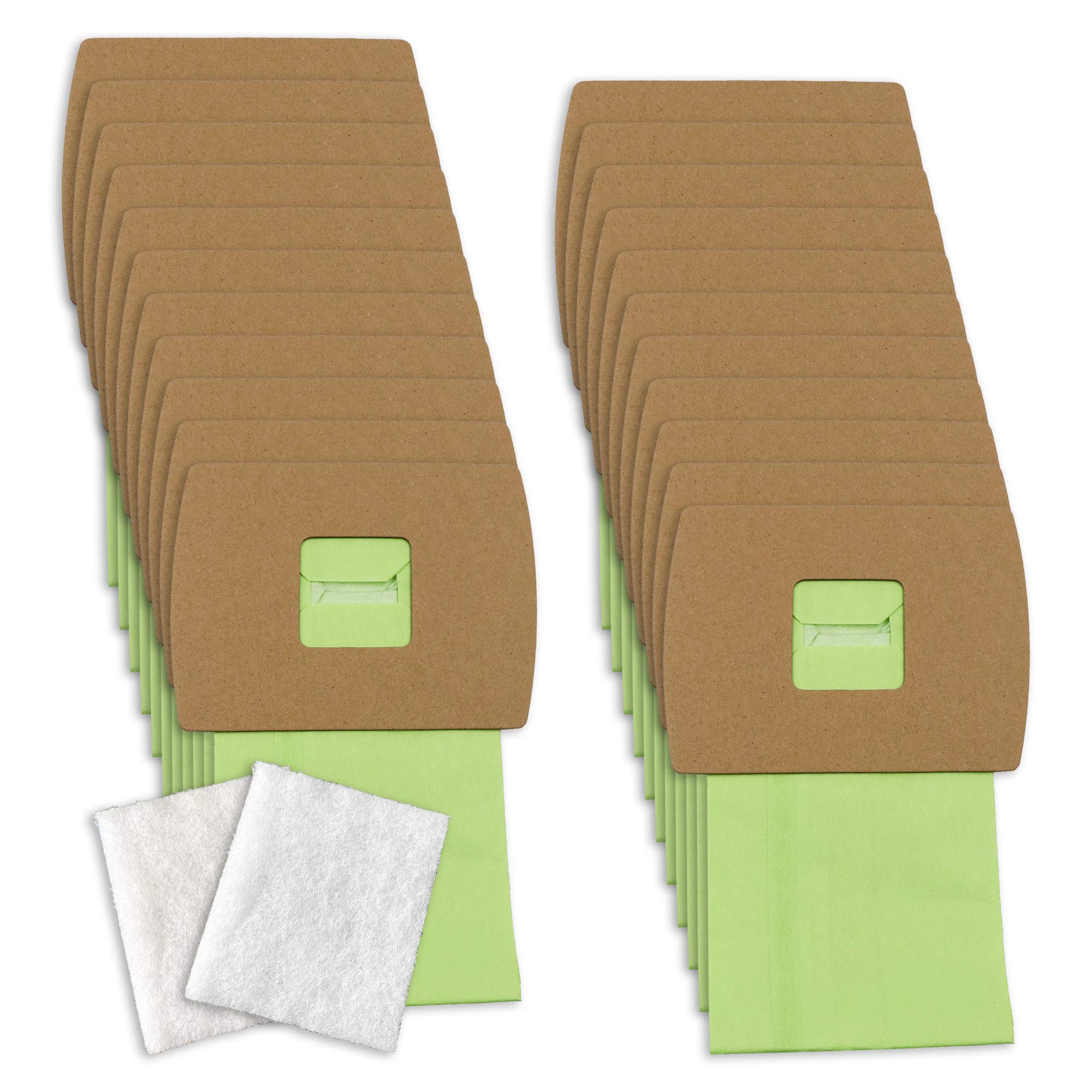Replacement Vacuum Cleaner Dust Bags Style BB Compatible With Oreck XL Buster B Canister,Fit for PKBB12DW Housekeeper Bag(20 pack Bags plus 2 Motor Filter)