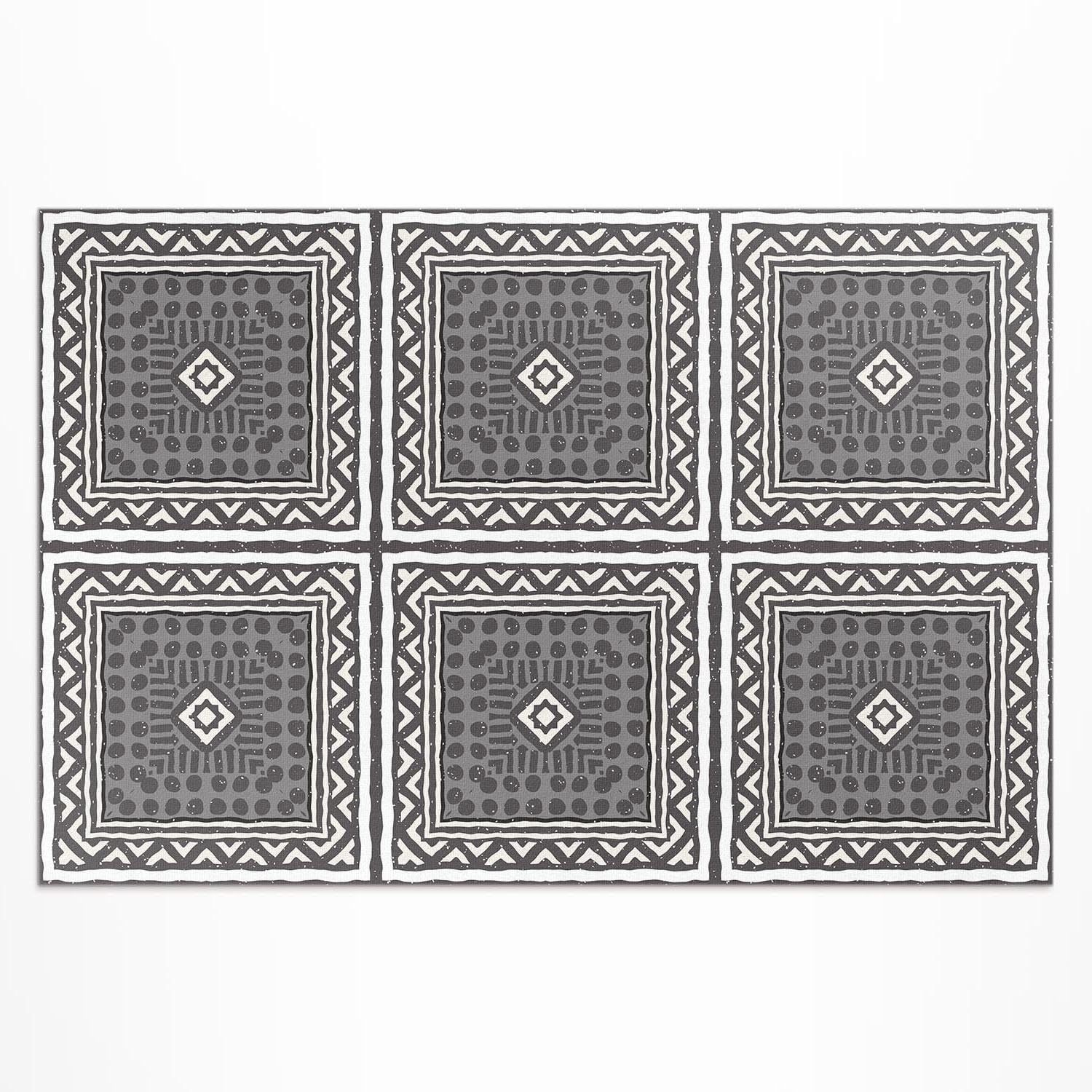 Tapis d'extérieur imperméable et résistant à la décoloration en PVC 60x90 cm