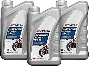 ProFusion 10W-40 Engine Oil for Moto 4 Stroke Pack of 3 x 1L = 3L – Semi-Synthetic for Petrol and Diesel – Maximum Protection, Anti-Wear and Anti-Corrosion – API SL/SJ, JASO MA/MA2