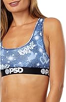 Vista 3 de PSD Underwear Womens Sports Bra - Bratz, Medium Support Sports Bras for Women, Womens Racerback Sports Bras