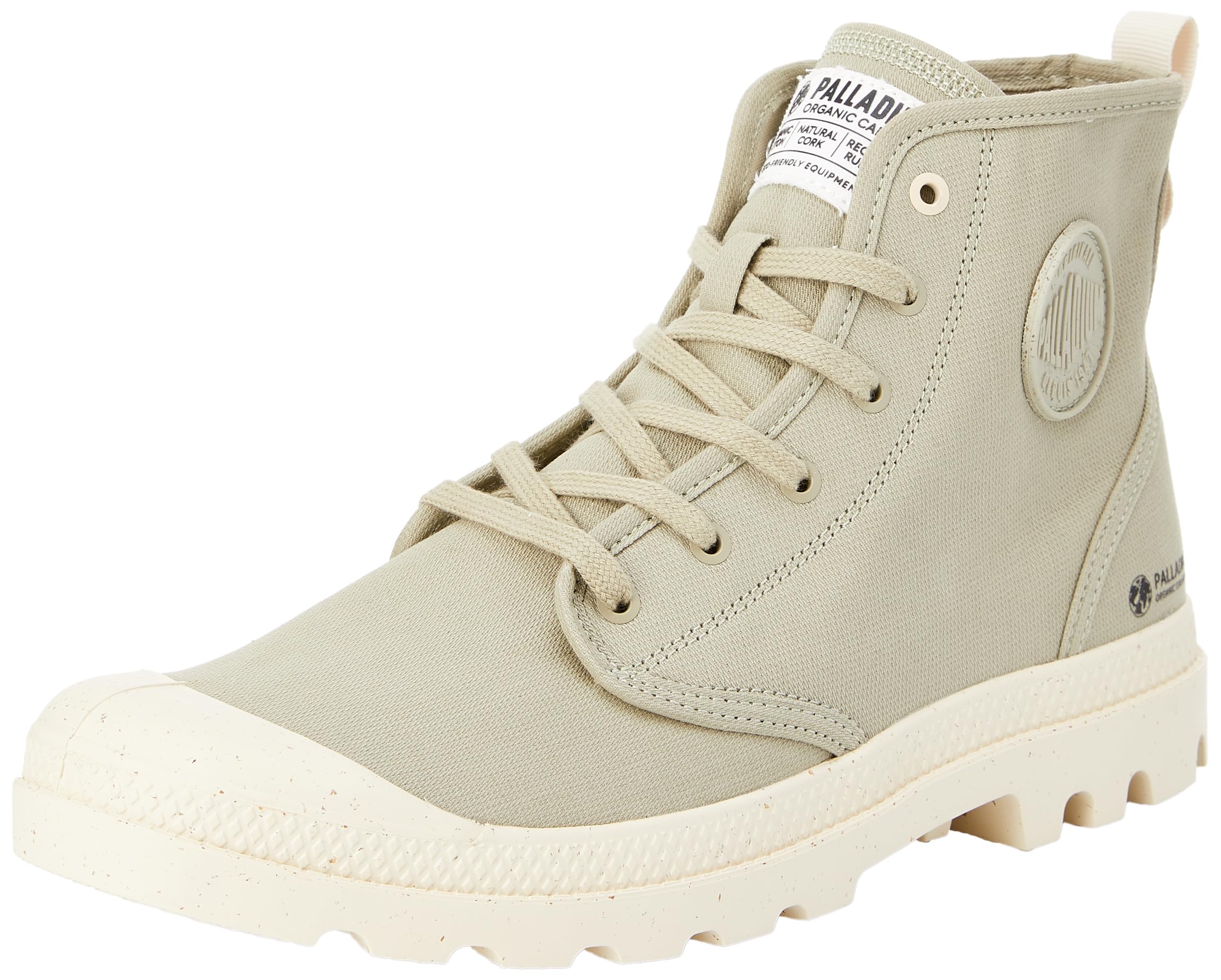 Palladium Pampa Hi Zip Organic Mode, Eucalyptus, 5.5 UK
