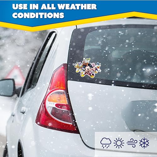 Miniatura 4 de Disney Junior Mickey Mouse Clubhouse - Calcomanías de Mickey Mouse y sus amigos para niños y adultos, calcomanías de vinilo para laptop, vaso,