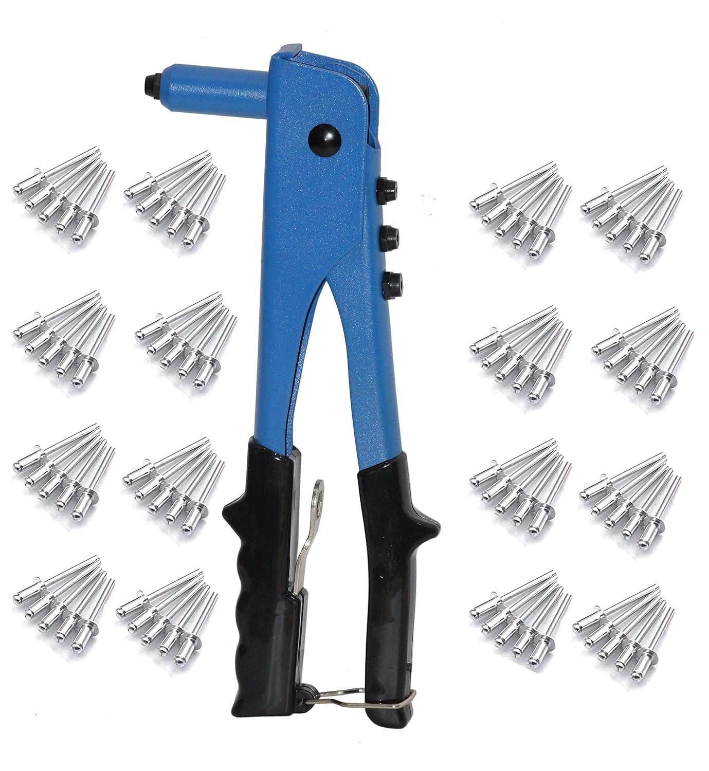 Digital Craft Rivet Gun Kit 80 Pcs Rivets, 2.4mm 3.2mm 4.0mm 4.8mm ...