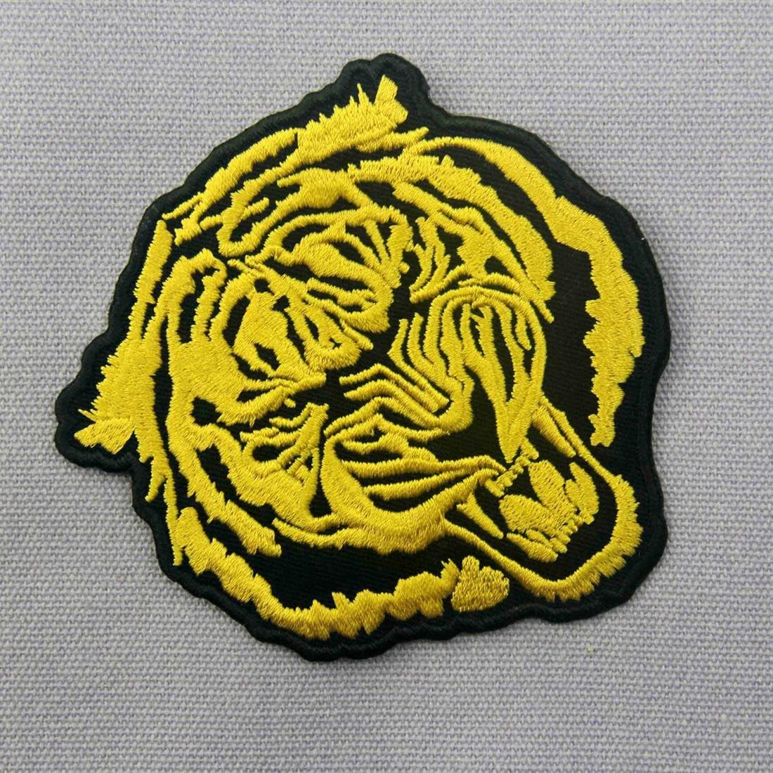 The Roaring Gold Tiger Embroidered Applique Iron On Sew On Patch - Image 5