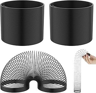 Relax love 3Pcs Squirrel Proof Spring Elastic Squirrel Baffle Metal Hanging Anti-Squirrel Spring Coil Device Stretchable Prevent Squirrel Eating Spring Device for Squirrel UK(black)