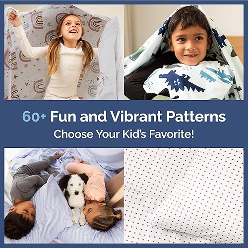 Miniatura 8 de Juego de sábanas para niños y niñas, tamaño Queen, ropa de cama suave y acogedora, sábanas fáciles de cuidar y limpiar, cómodas, de microfibra sin