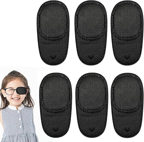 Parches para ojos para niños y adultos, 6 parches para ojos, tratamiento de ojos perezosos, ambliopía, estrabismo para ojos izquierdos o derechos,