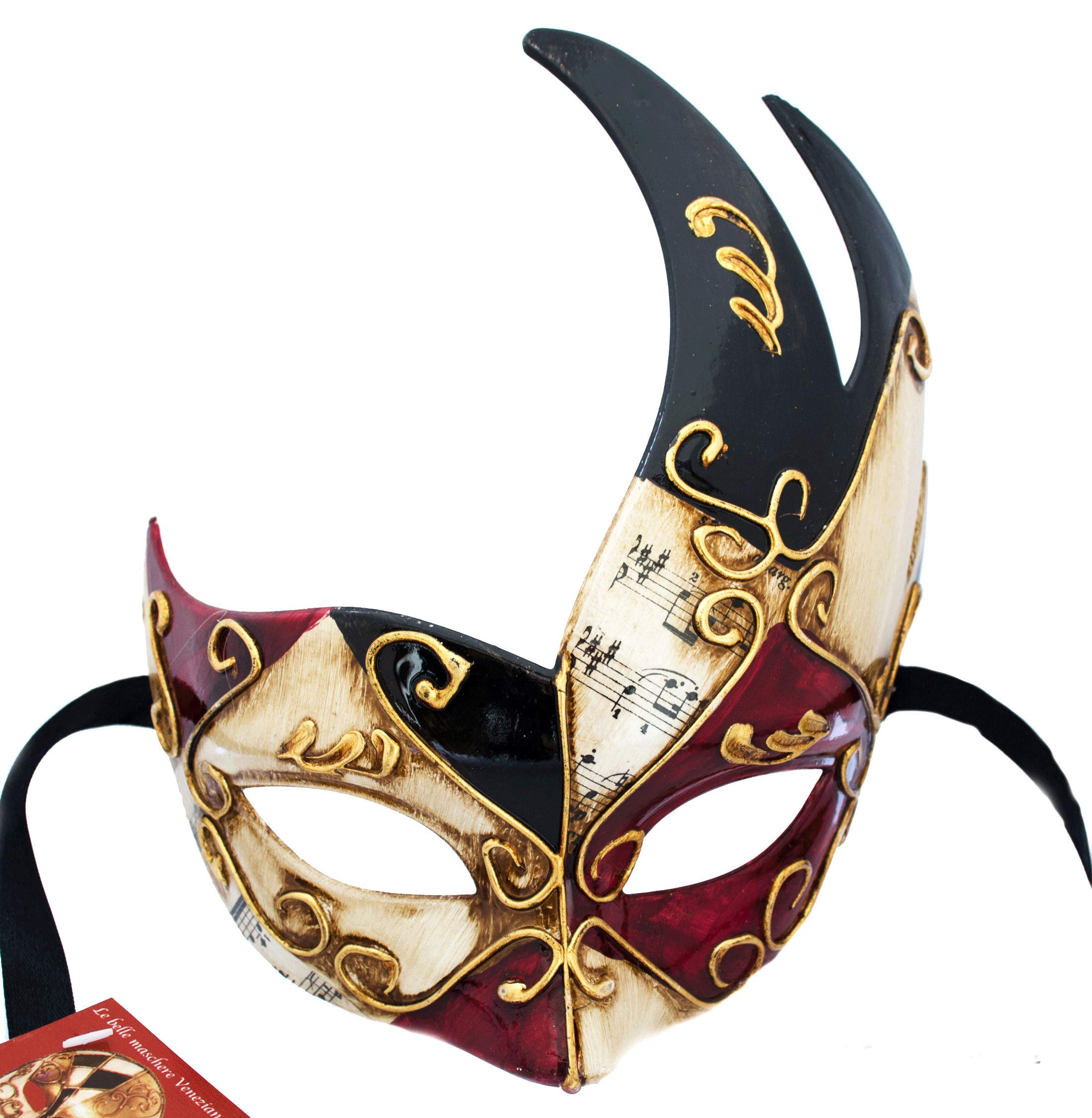 LannaKind Handmade Venetian Mask Eye Mask Colombina Ballmask Carnival