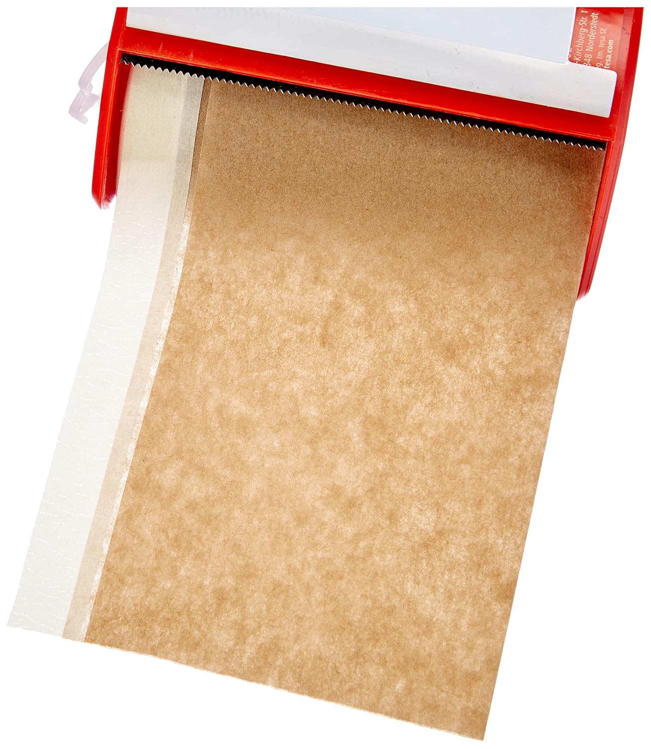 tesa Easy Cover Premium Painters Masking Paper - Refillable, Quick and Large-Area Protection with Masking Tape, 82 ft x 7.1 in, Transparent