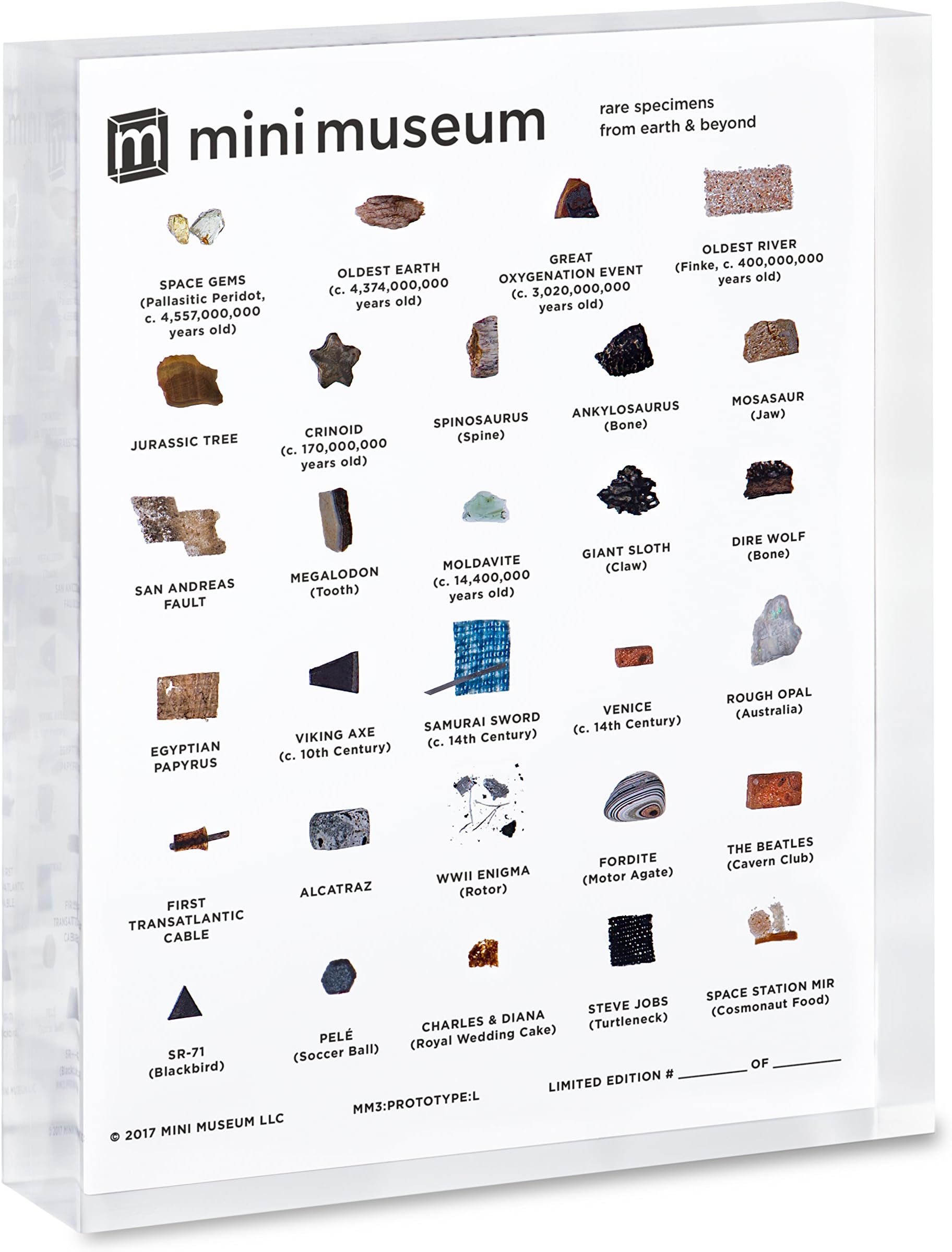 Third Edition | Science and History Collection | 29 Specimens