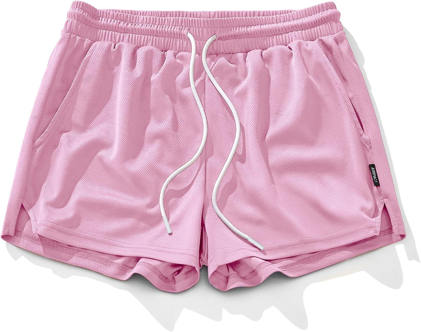 Mens Mesh Running Shorts 3 Inch Quick Dry Lightweight Gym Workout Athletic Shorts for Men with Pockets
